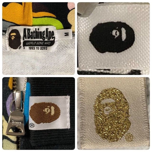 Bape BAPE Multi Camo WGM Shark Full Zip Hoodie a bathing ape Size US M / EU 48-50 / 2 - 9 Thumbnail