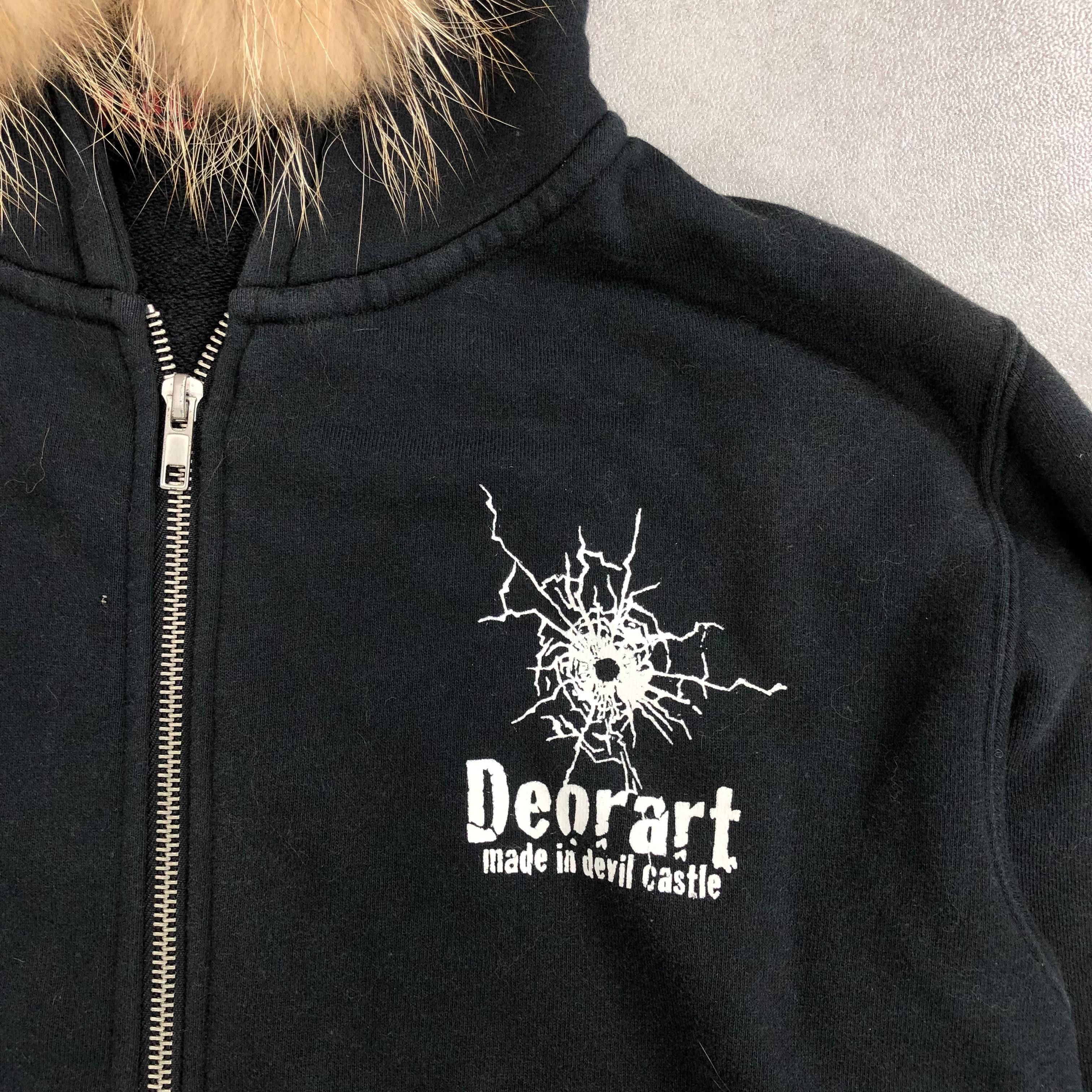 Japanese Brand 2000s Deorart Dead Alive Fur Zip Hoodie Ifsix Kmrii Style Size US L / EU 52-54 / 3 - 5 Thumbnail