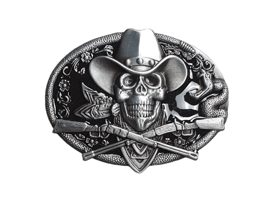 Skulls Western Skull Cowboy Belt Buckle | Grailed