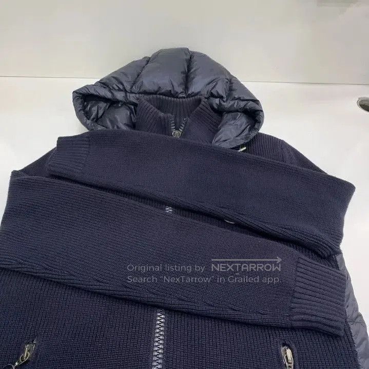 Moncler Moncler Small Logo Knit Spliced Jacket. Size US L / EU 52-54 / 3 - 2 Thumbnail