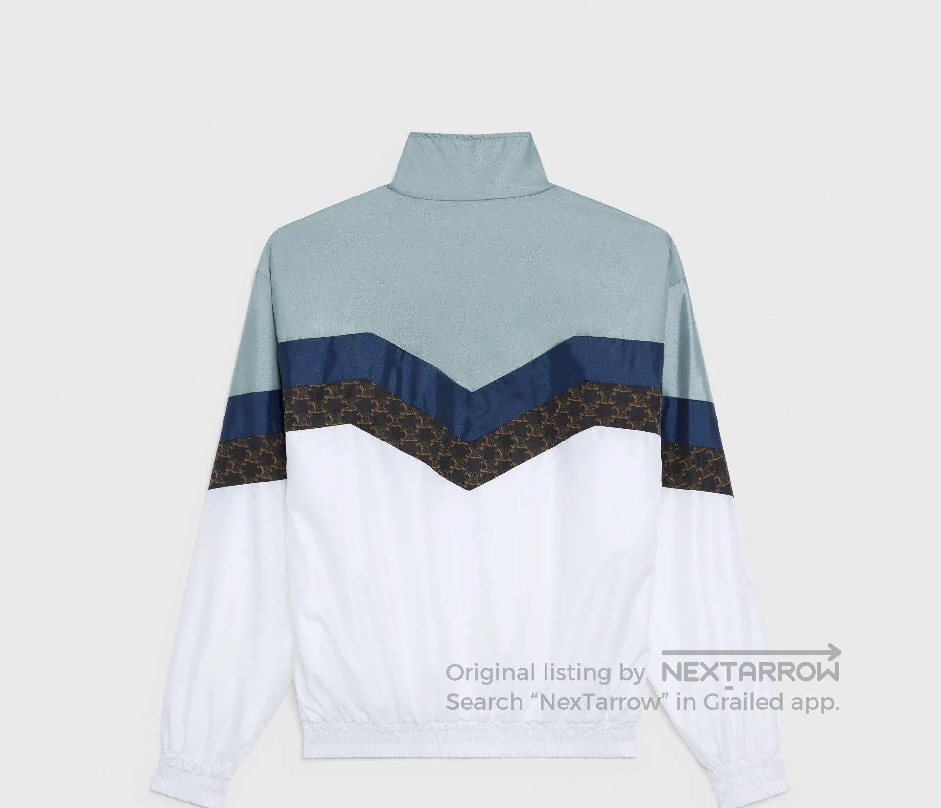 Celine Celine 21SS Runway Monogram Colorblock Track Jacket. Size US S / EU 44-46 / 1 - 7 Thumbnail