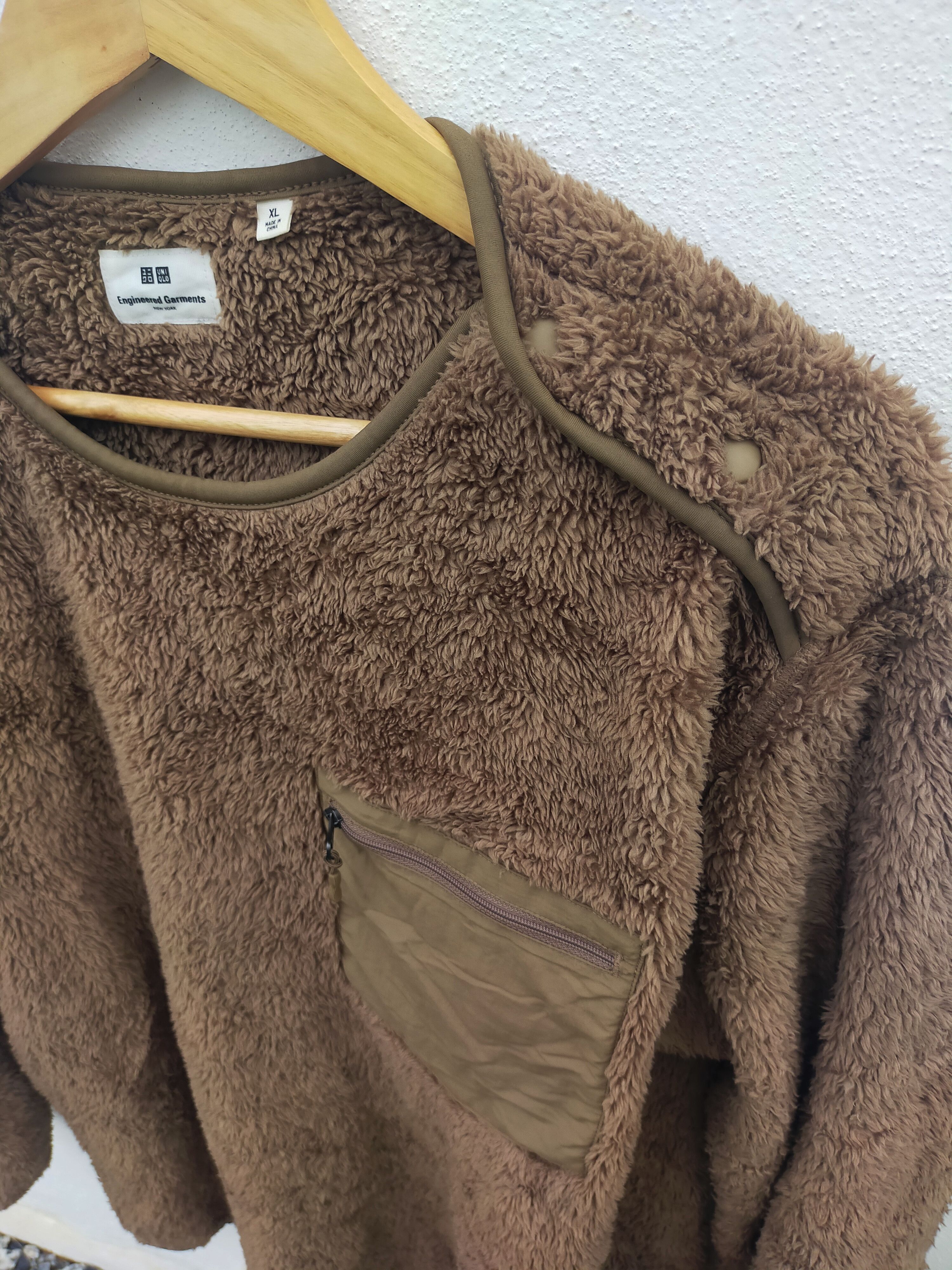 Engineered Garments × Uniqlo 🔥 SHERPA FLEECE SWEATER JACKET Size US XL / EU 56 / 4 - 2 Thumbnail