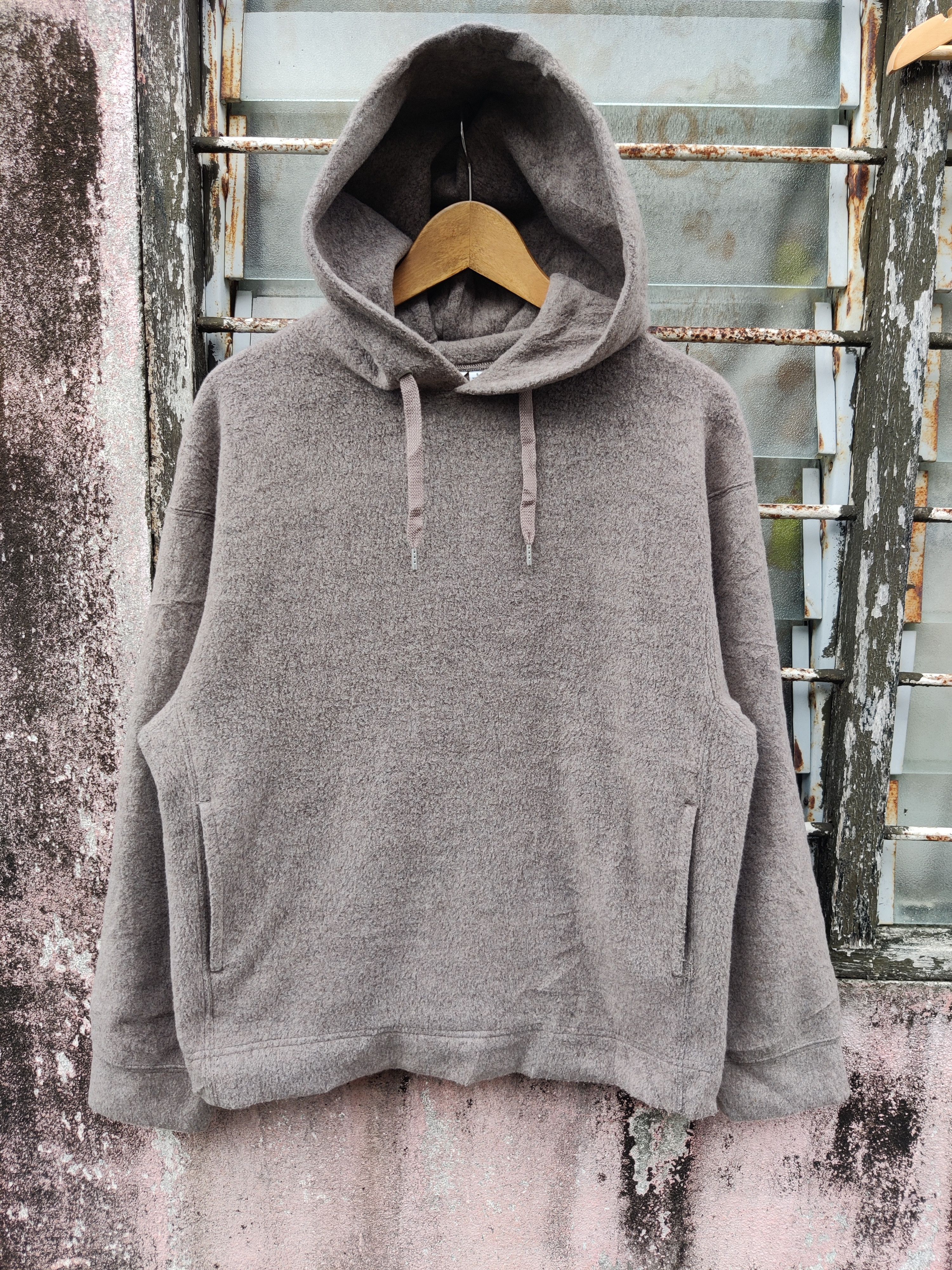 Lemaire × Uniqlo Vintage Uniqlo Lemaire Wool Designer Hoodie Size US S / EU 44-46 / 1 - 2 Thumbnail