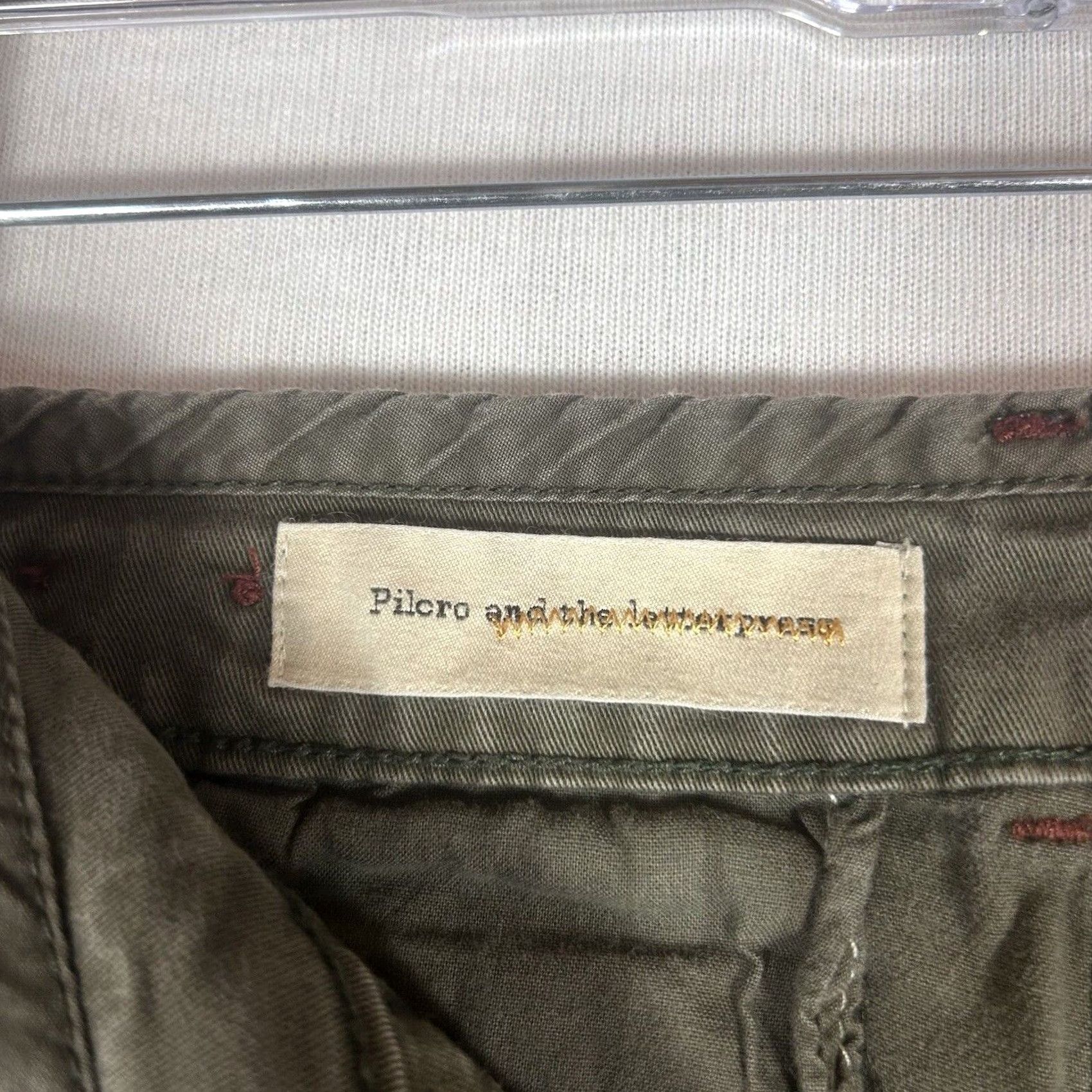 Anthropologie Anthropologie Pilcro And The Letterpres Ankle Pants Womens 26 Green Hyphen Fit Pants Regular Skinny Inseam 28 in Pockets Stretch Size 26" / US 2 / IT 38 - 3 Thumbnail