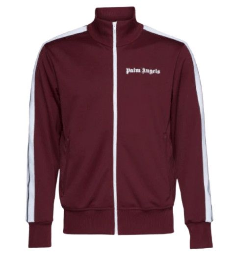 Palm Angels Classic Track Jacket Burgundy Size US M / EU 48-50 / 2 - 1 Thumbnail