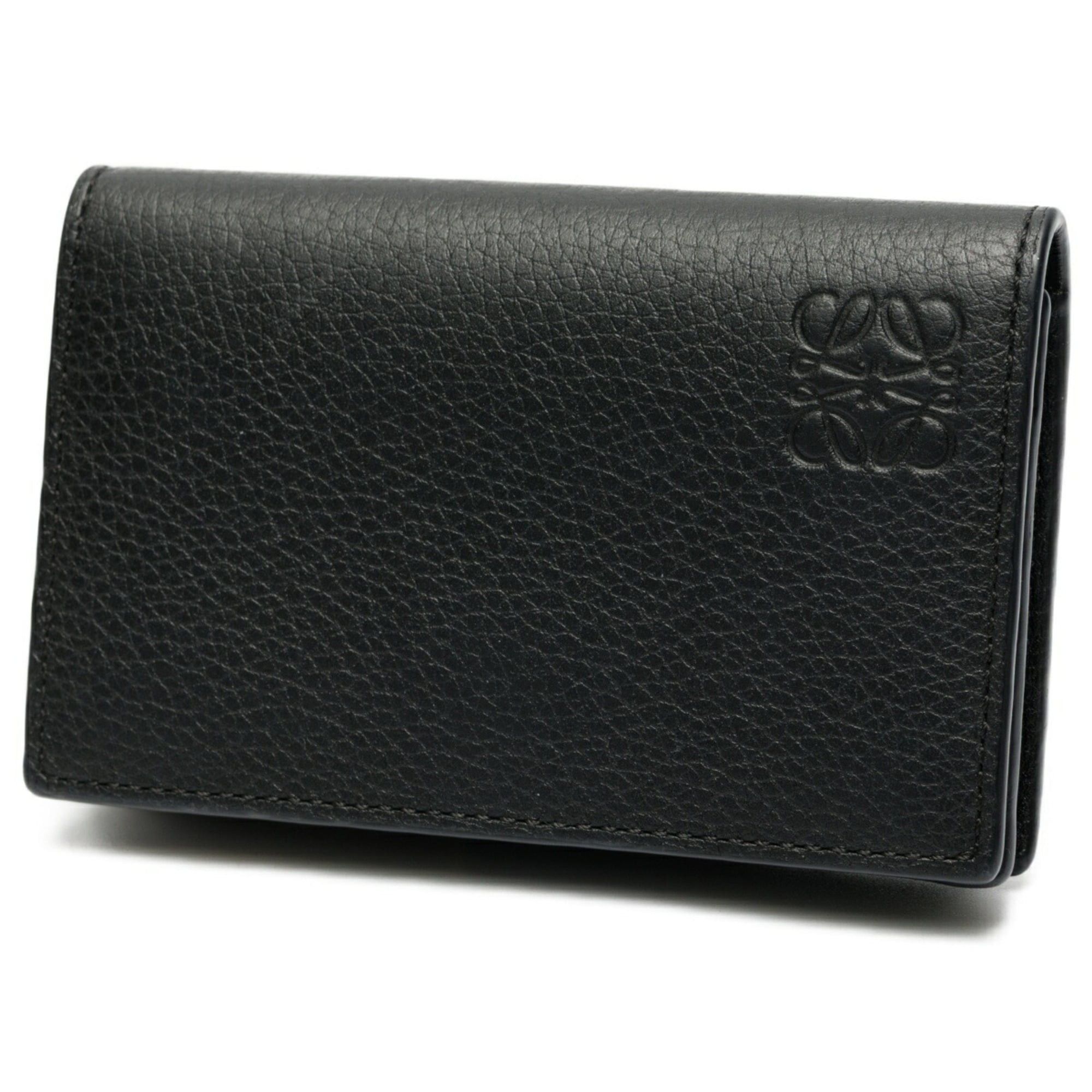 Loewe Loewe card holder/card case, model C660M97X04, soft grain calf leather, black. Size ONE SIZE - 1 Thumbnail