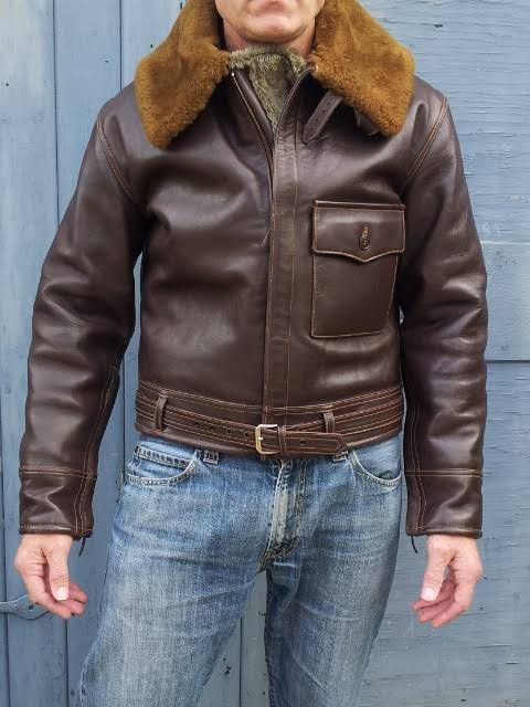 Buzz Rickson's B-2 werber horse leather flying jacket Size US M / EU 48-50 / 2 - 3 Thumbnail