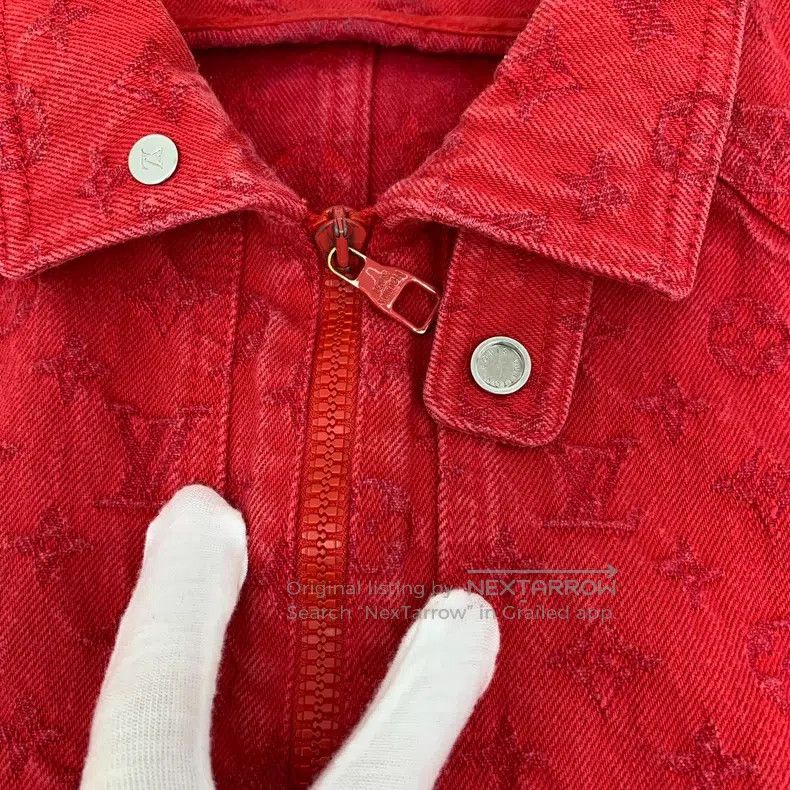 Louis Vuitton Louis Vuitton Monogram red logo full-print cotton lapel zi Size US M / EU 48-50 / 2 - 8 Thumbnail