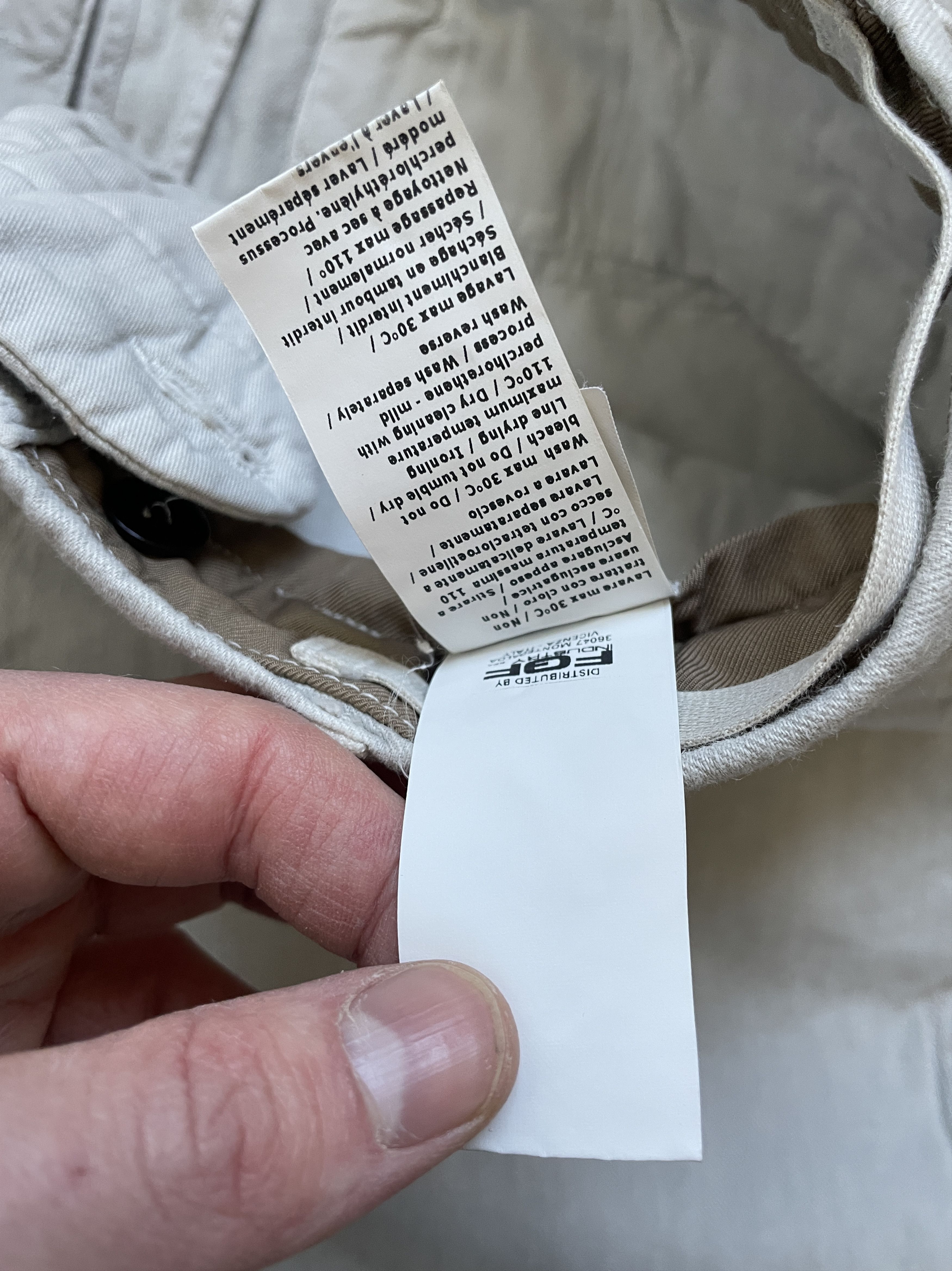 C.P. Company CREAM STONE ISLAND CP COMPANY LINEN LIGHT WEIGHT CHINO Size US 32 / EU 48 - 5 Thumbnail