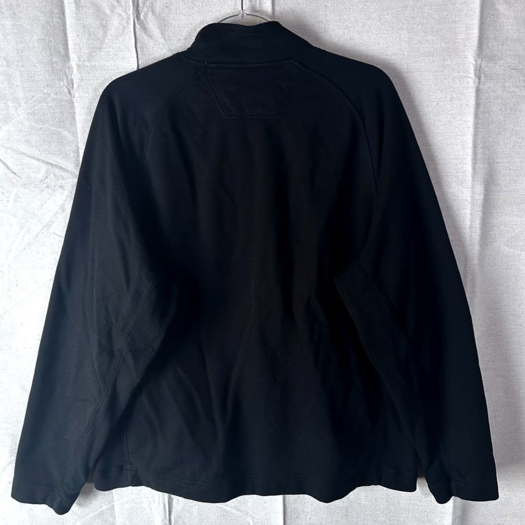 Eddie Bauer Eddie Bauer Mens Black Quarter Zip Pullover Sweatshirt Ribbed Trim Size Large Size US L / EU 52-54 / 3 - 3 Thumbnail