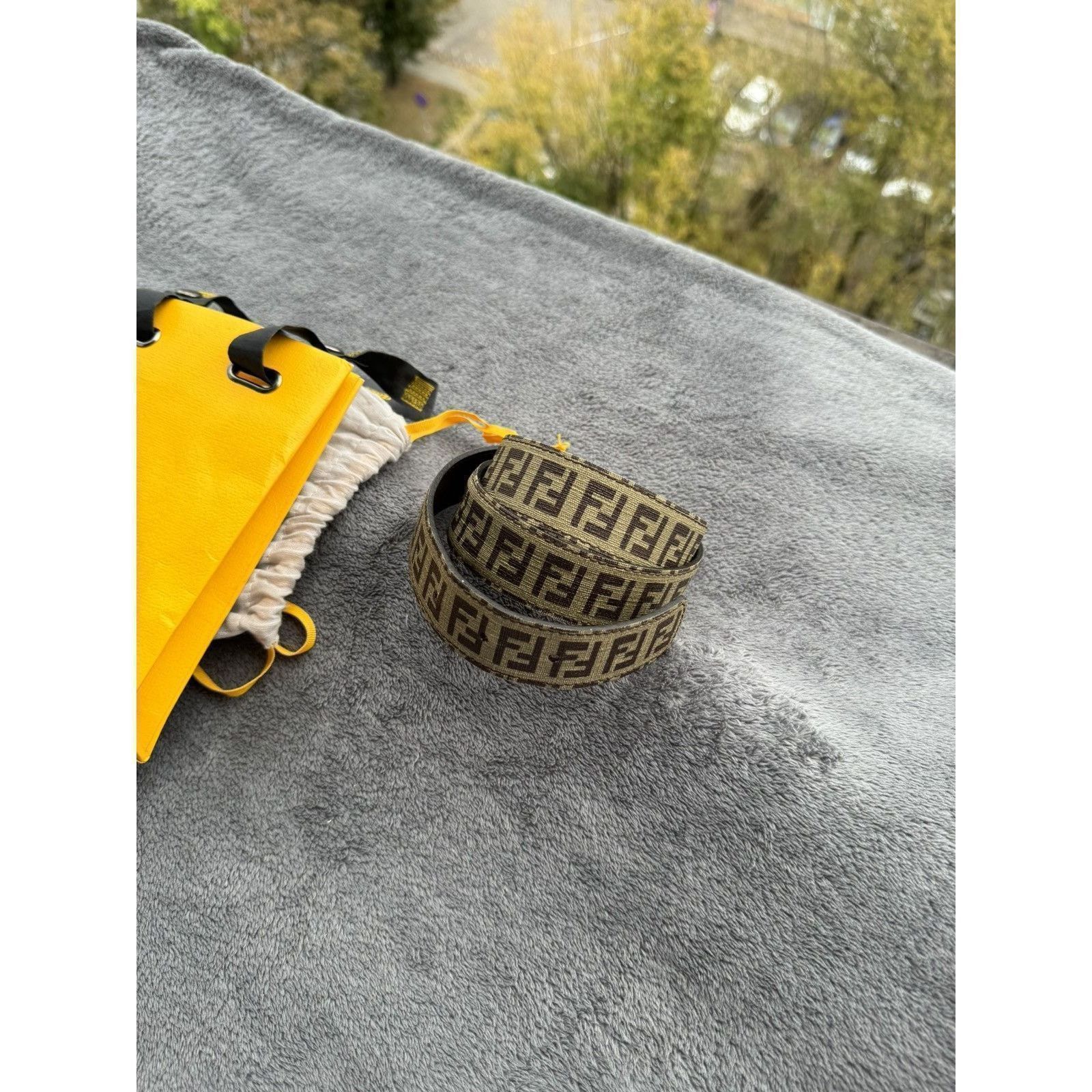 Fendi Vintage fendi ff monogram pattern logo womens belt Size ONE SIZE - 2 Thumbnail