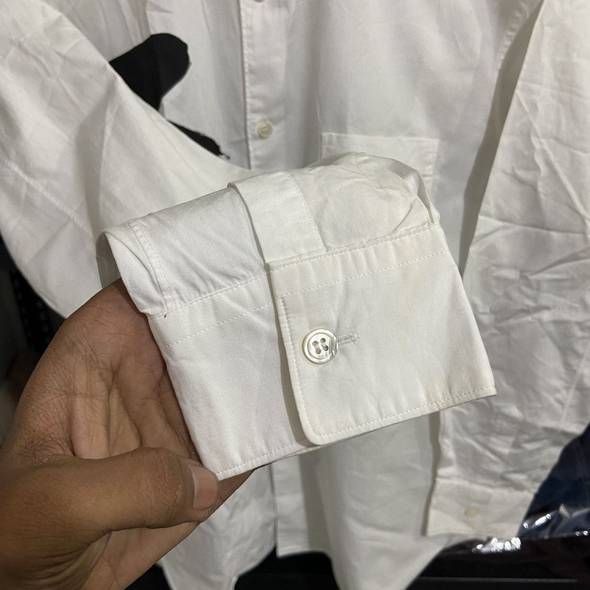 Comme des Garcons SHIRT Comme Des Garcons Writing S24032 White Shirt Size US S / EU 44-46 / 1 - 7 Thumbnail