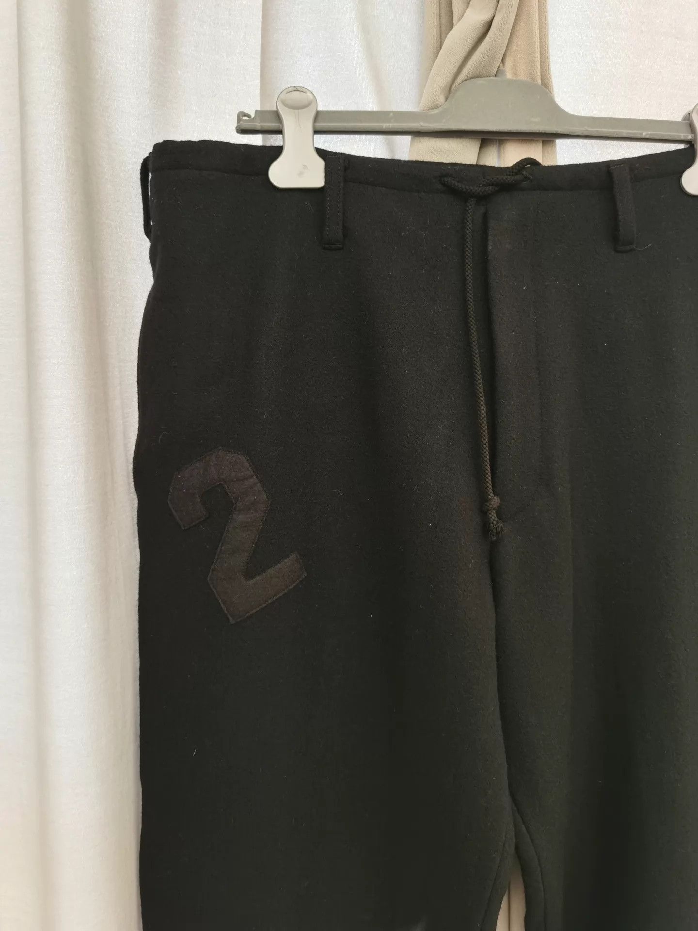 Yohji Yamamoto Yohji Yamamoto Wool 7/8 Wide Leg Bootcut WaistAdj 98N S1 Size US 30 / EU 46 - 3 Thumbnail