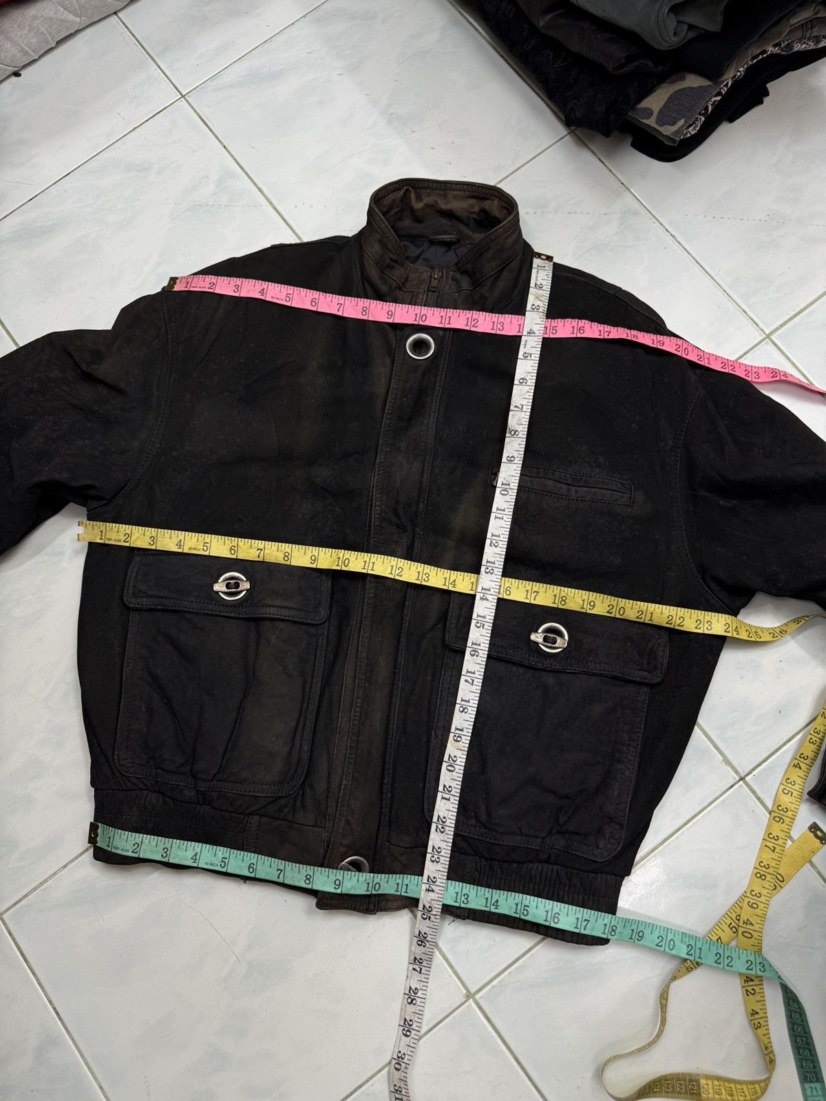 Genuine Leather 🔥🔥🔥ARCHIVE VINTAGE COSI LEATHER SUNFADED JACKET Size US M / EU 48-50 / 2 - 19 Thumbnail