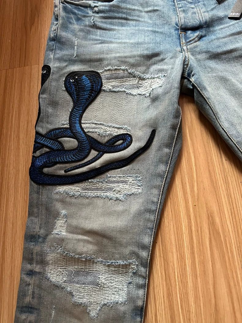 Amiri Amiri Embroidered logo jeans Size US 34 / EU 50 - 5 Thumbnail
