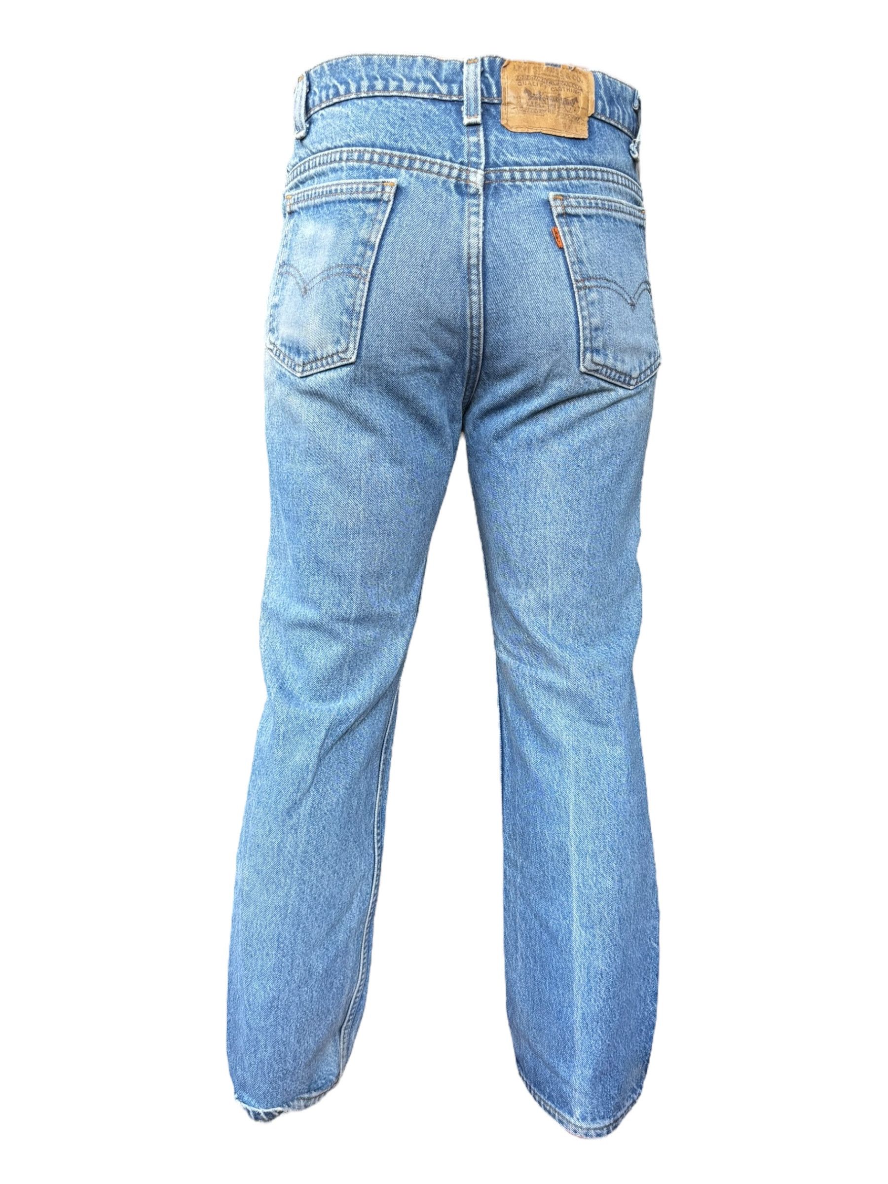 Levi's Vintage Levis 501 Orange Tab Denim Jeans 80s Made in USA 32 Size US 32 / EU 48 - 5 Thumbnail