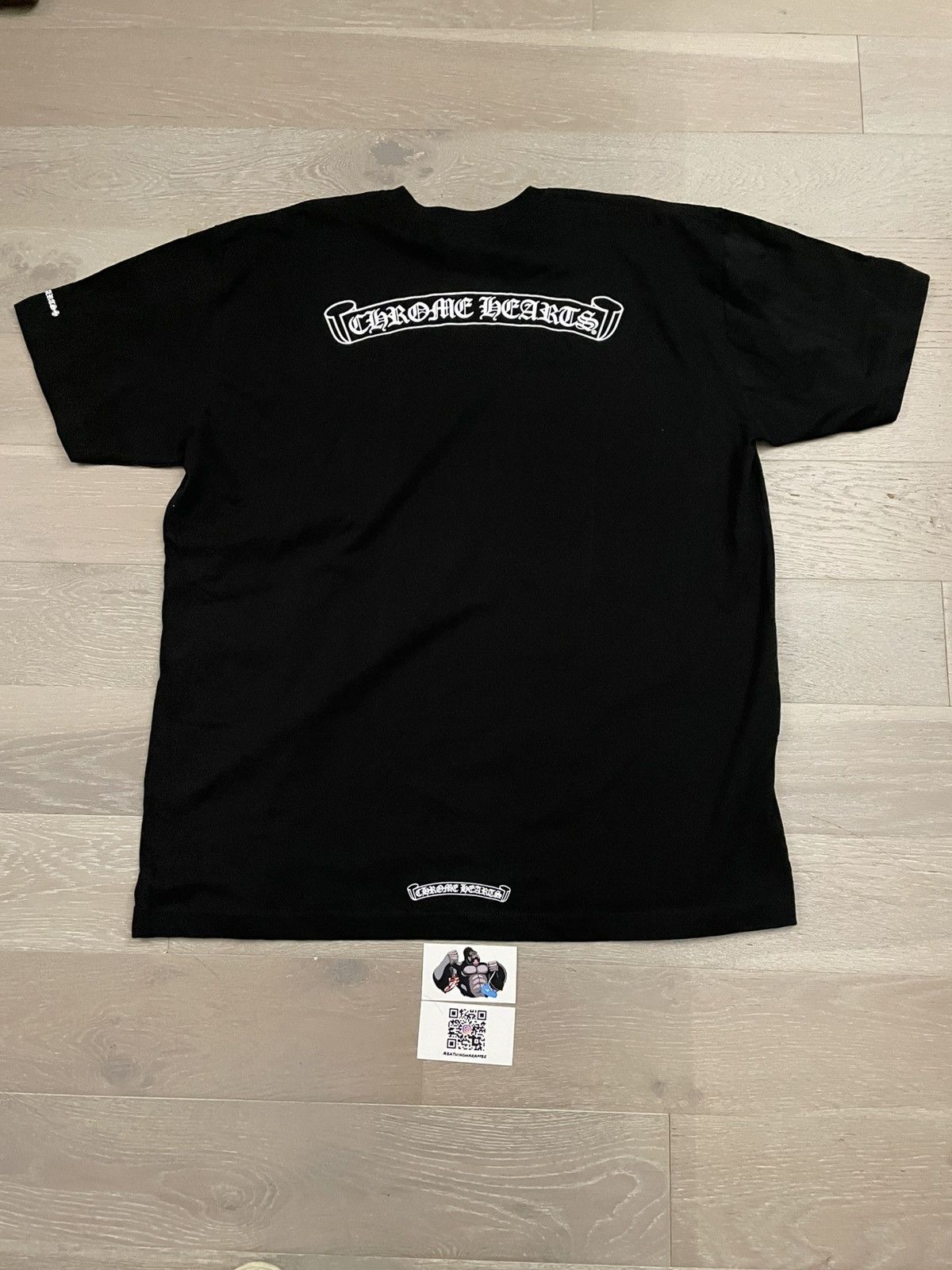 Chrome Hearts Chrome Hearts Scroll Logo Tee Size US XXL / EU 58 / 5 - 3 Thumbnail