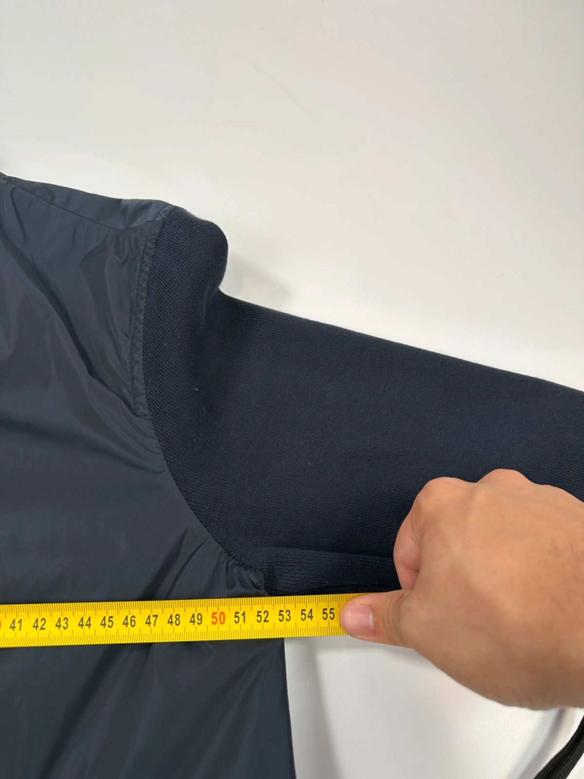 Prada Prada Milano SS2002 Navy Blue Hybrid Cotton & Nylon Jacket Size US L / EU 52-54 / 3 - 10 Thumbnail
