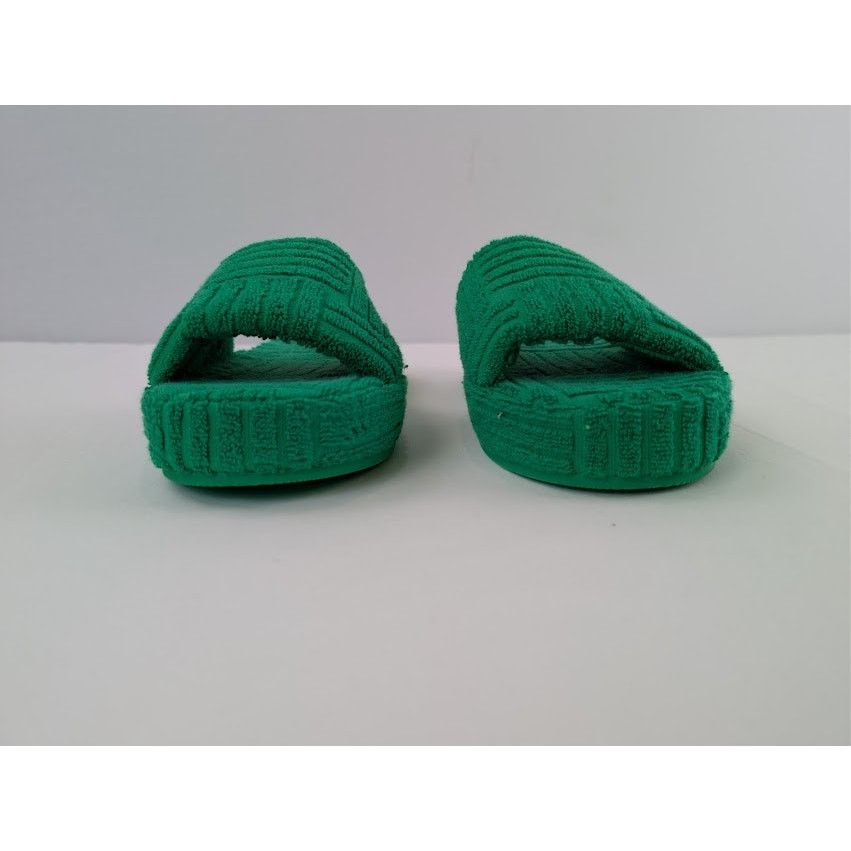 Bottega Veneta o1rshd1 Resort Geometric Sponge Slide Sandal in Grass Size US 9 / EU 42 - 9 Thumbnail