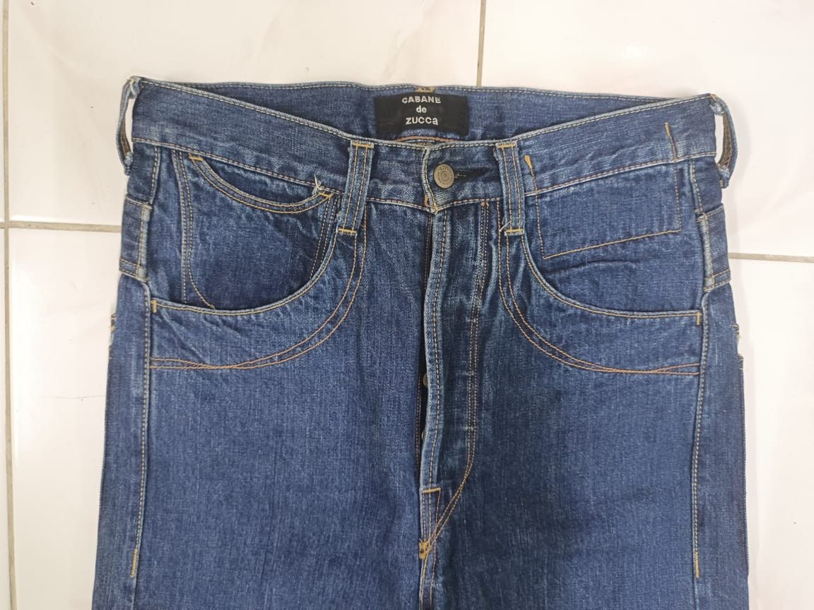 CABANE de ZUCCa Cabane De Zucca Buckle Back Selvedge Jeans Size US 31 - 4 Thumbnail