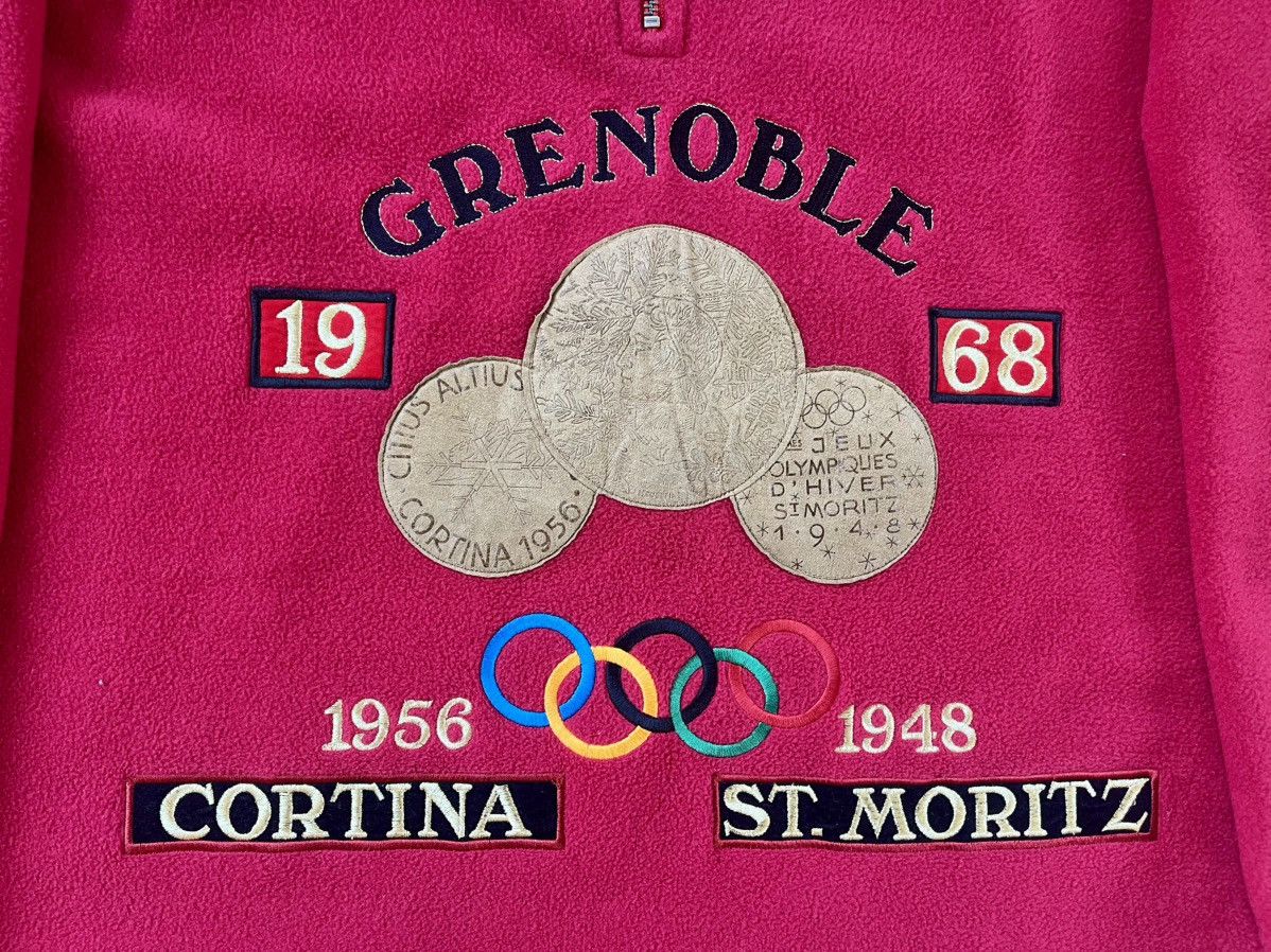 Adidas Adidas Olympic Collection Vintage Fleece Cortina Grenoble Size US M / EU 48-50 / 2 - 4 Thumbnail