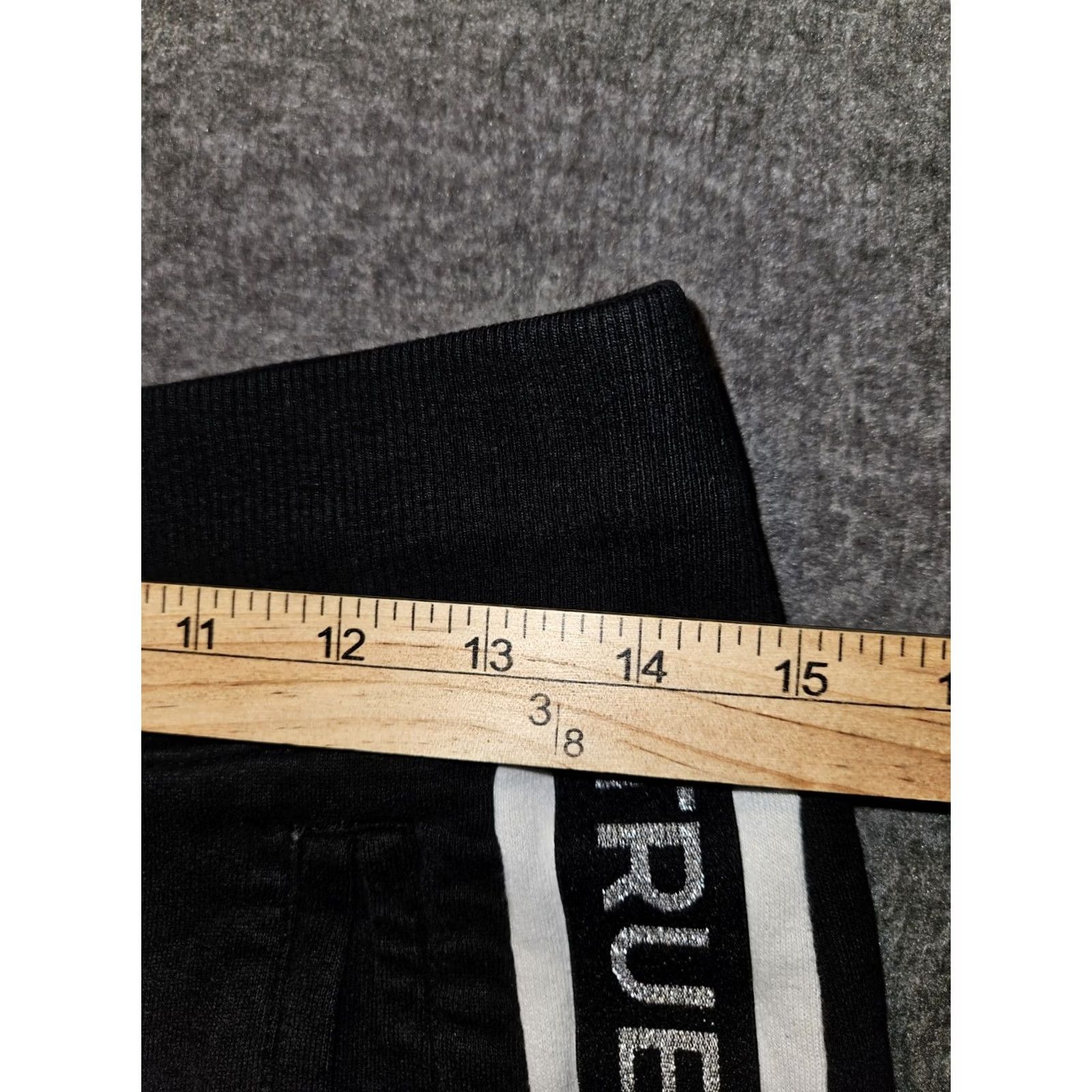 True Religion True Religion Joggers Women's XS Black Pull On Pockets Logo Active Running Size 26" / US 2 / IT 38 - 3 Thumbnail