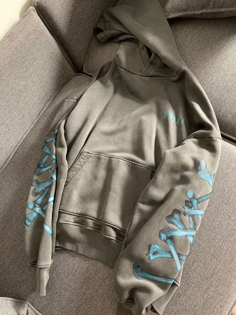Amiri Amiri red and blue skeleton hoodies Size US XS / EU 42 / 0 - 1 Thumbnail