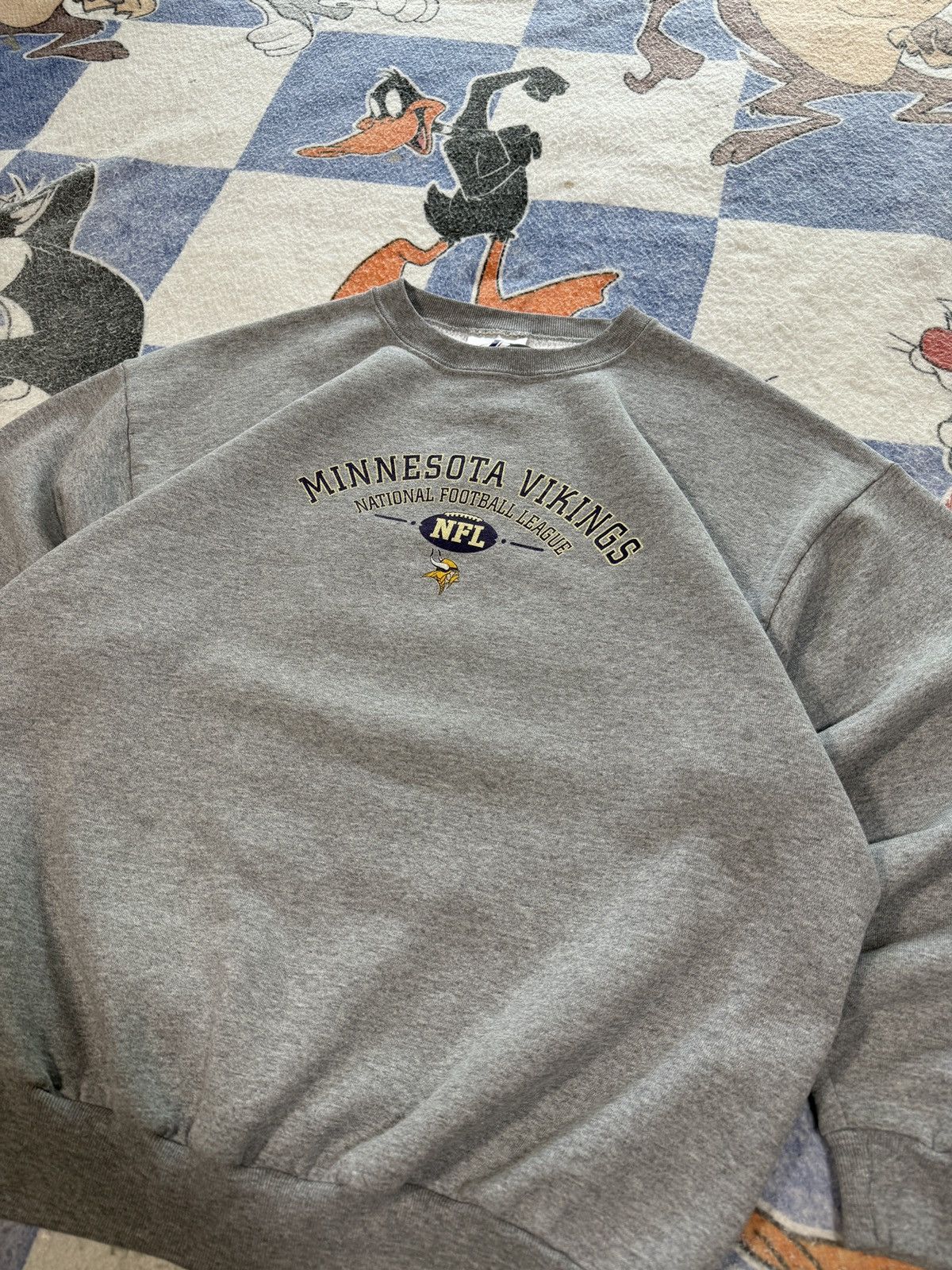 Logo Athletic Vintage Minnesota Vikings crewneck sweatshirt Size US XL / EU 56 / 4 - 2 Thumbnail