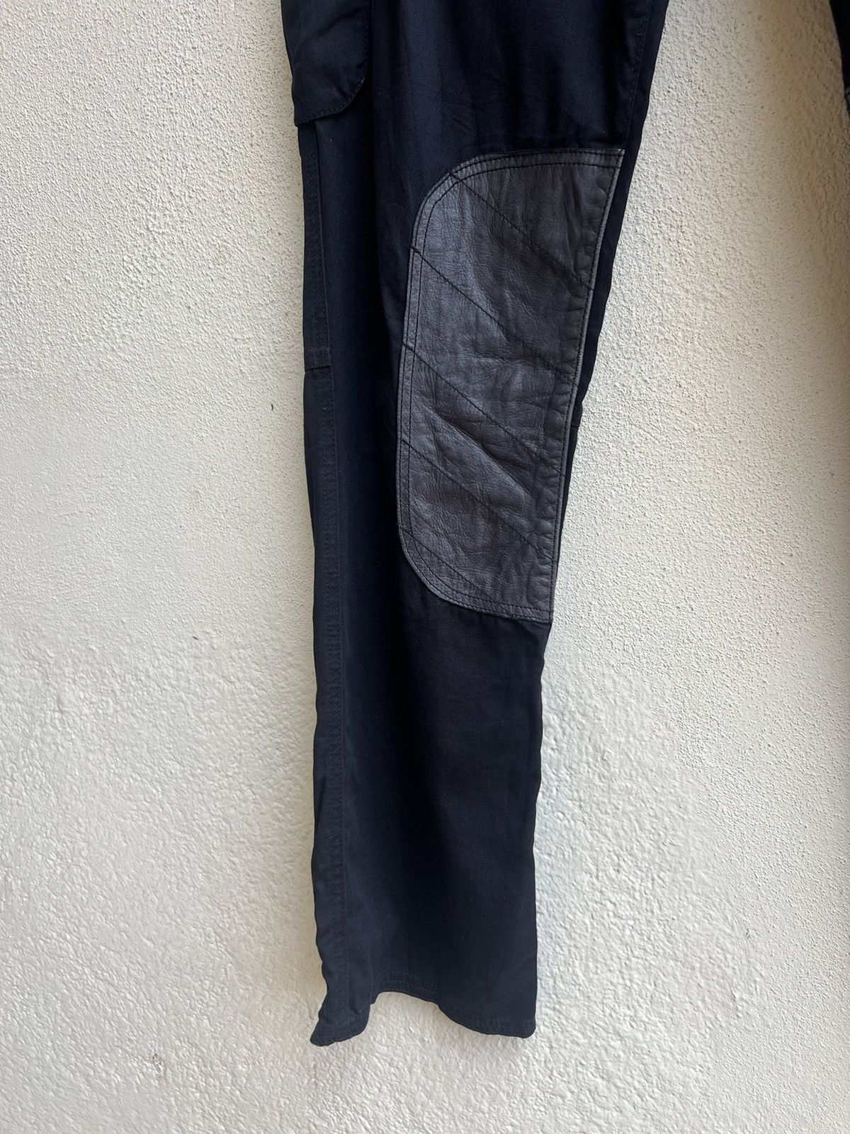 02DERIV. × Alfredo Bannister Alfredo Bannister X 02Deriv Hybrid Leather Cargo Trouser Size US 33 - 10 Thumbnail