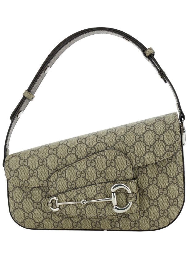 image of Gucci Horsebit 1955 Small Bag in Brown, Women's