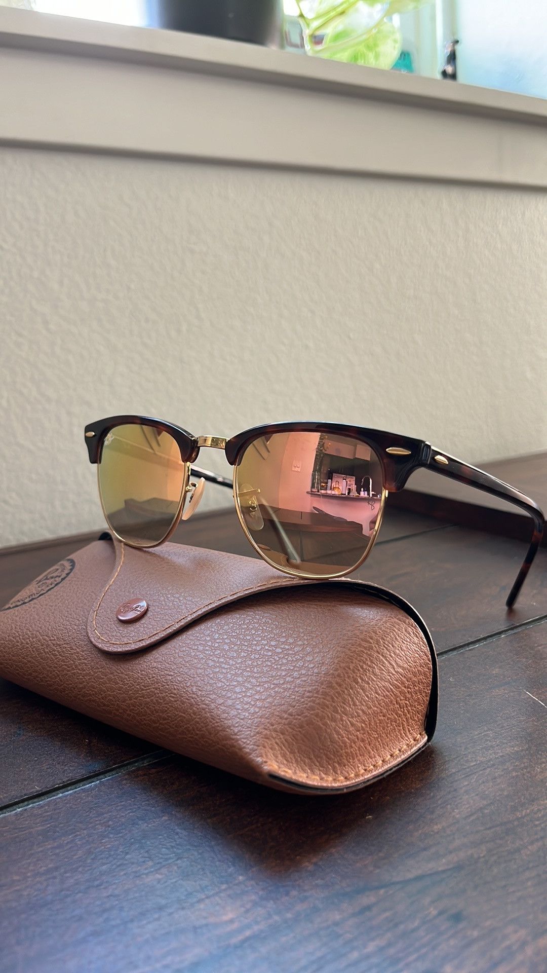 RayBan Ray-Ban Mirrored Clubmaster RB3016 Size ONE SIZE - 1 Thumbnail