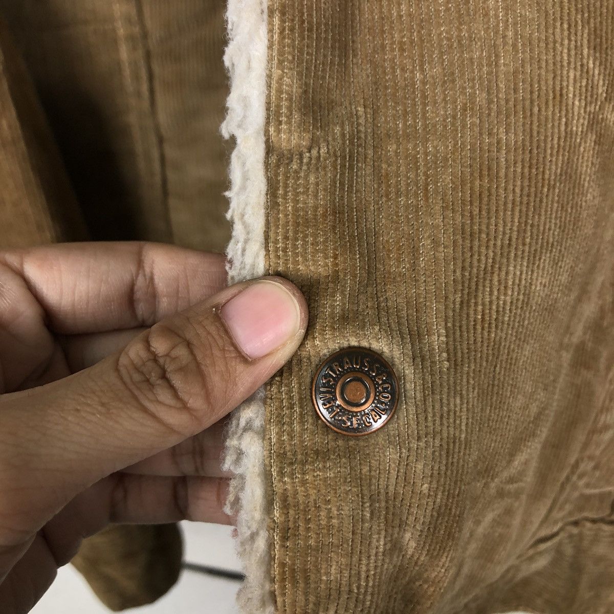 Levi's 🔥Vintage Cropped Biker Jacket Levi’s America Corduroy Size US M / EU 48-50 / 2 - 16 Thumbnail