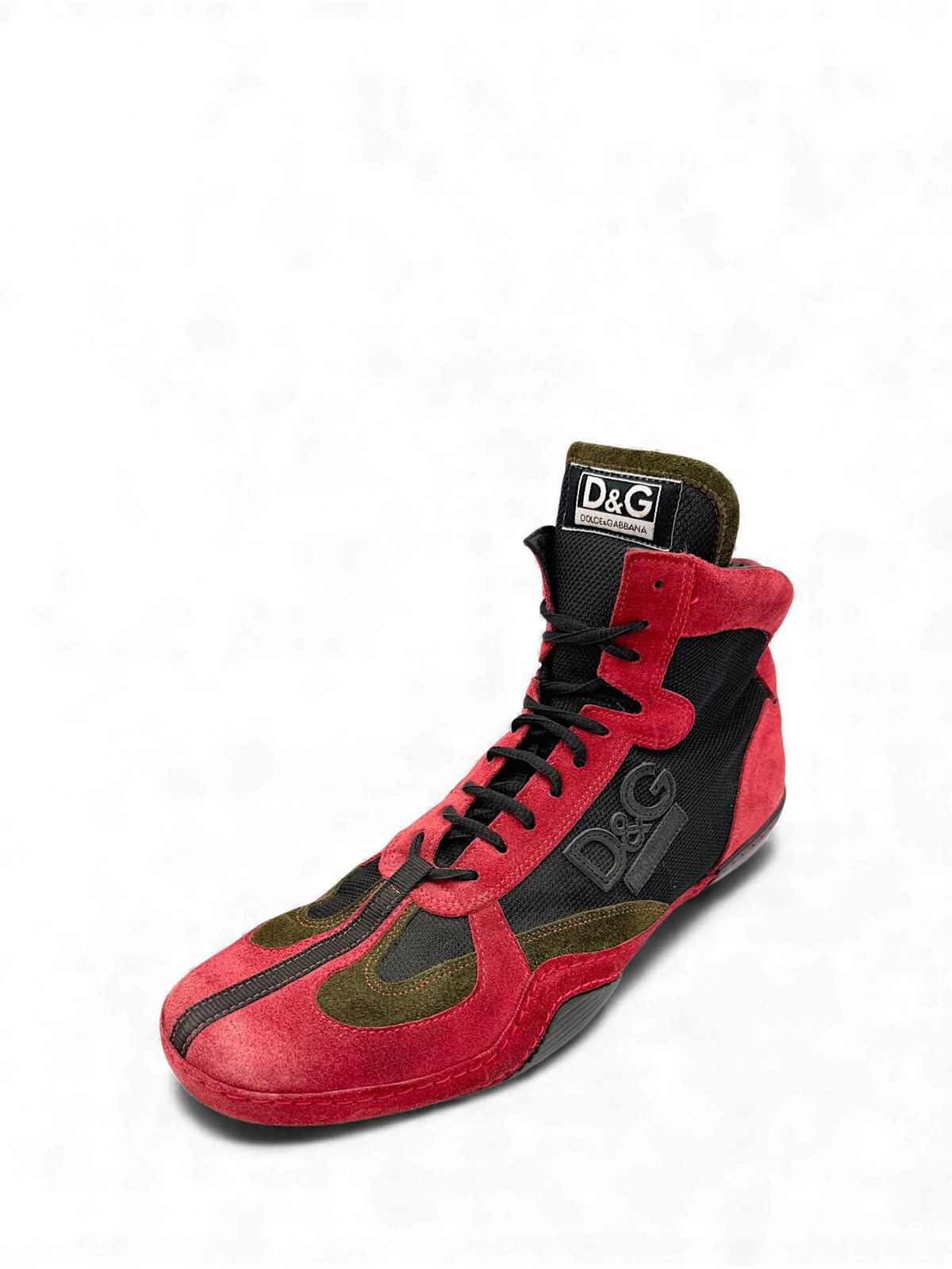Dolce & Gabbana Dolce & Gabbana hi top boxing / moto sneakers Size US 10 / EU 43 - 5 Thumbnail
