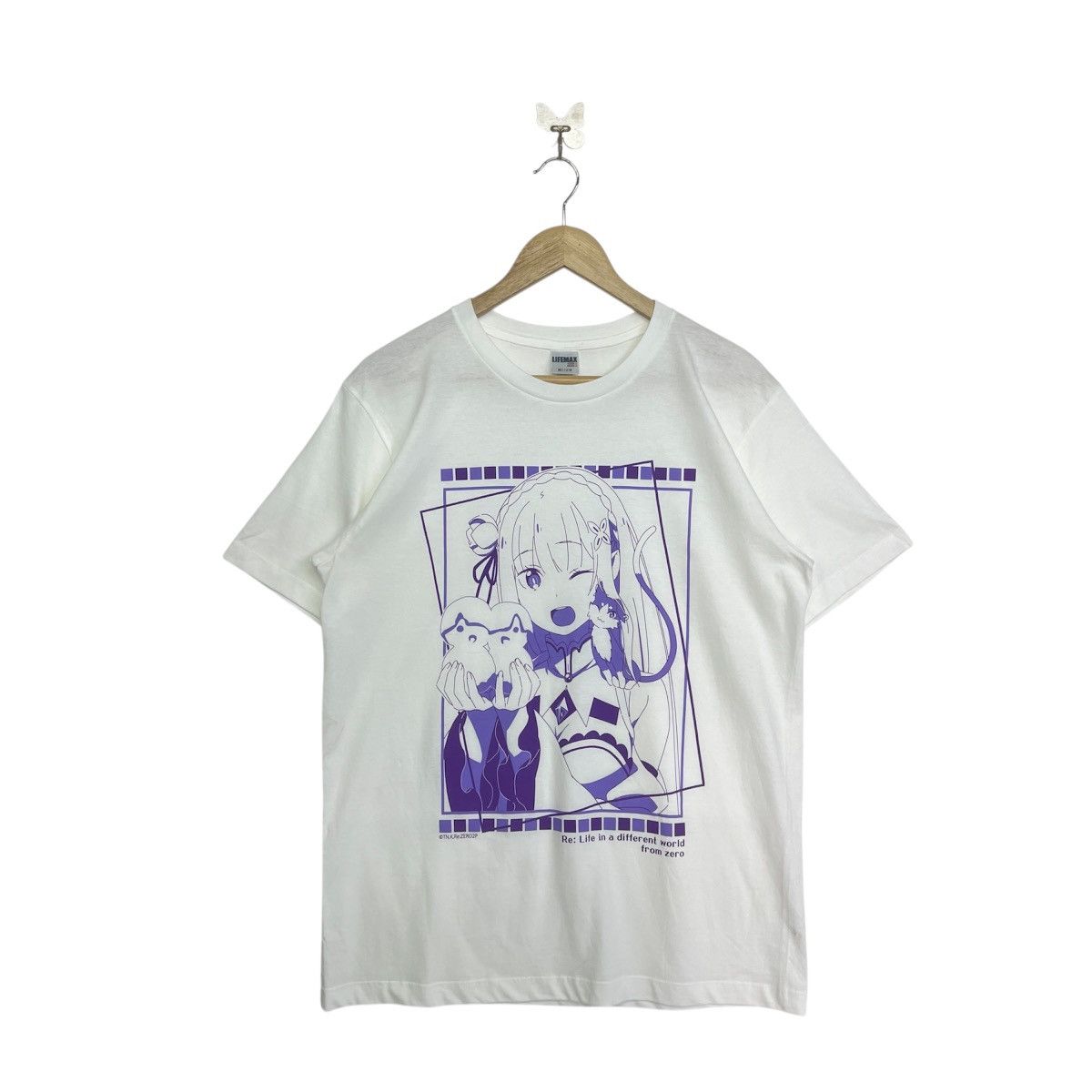 Anime Re: Zero Anime X LIFEMAX Emilia Character Tshirt Size US L / EU 52-54 / 3 - 1 Thumbnail