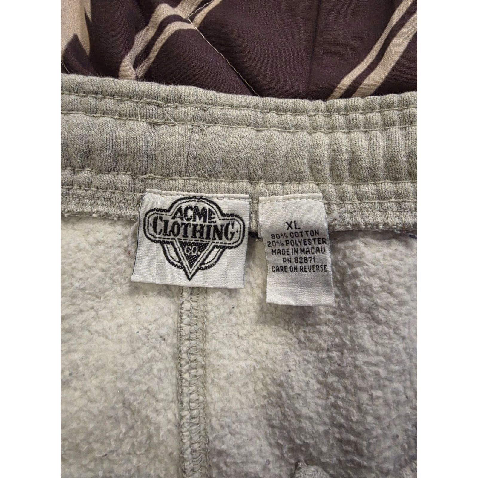 Acme Clothing VINTAGE Acme Clothing Taz's Gym Embroidered Fleece Sweatpants Gray Men's Size XL Size US 36 / EU 52 - 5 Thumbnail