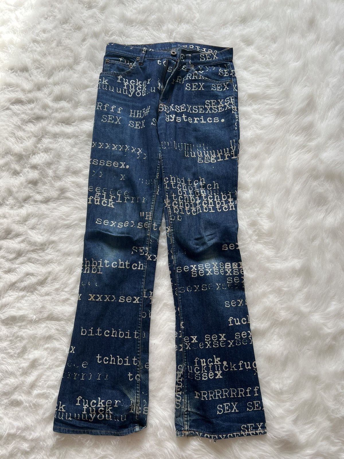 image of Hysteric Glamour Sex Jeans in Blue, Men's (Size 28)