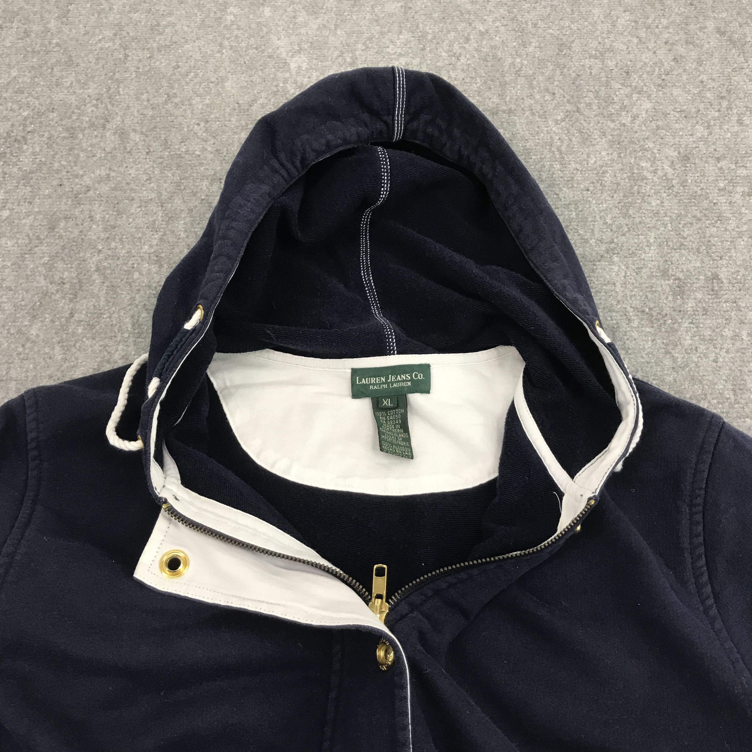Polo Ralph Lauren × Ralph Lauren × Vintage POLO LAUREN JEANS CO ZIPPER HOODIES JACKET Size US L / EU 52-54 / 3 - 7 Thumbnail