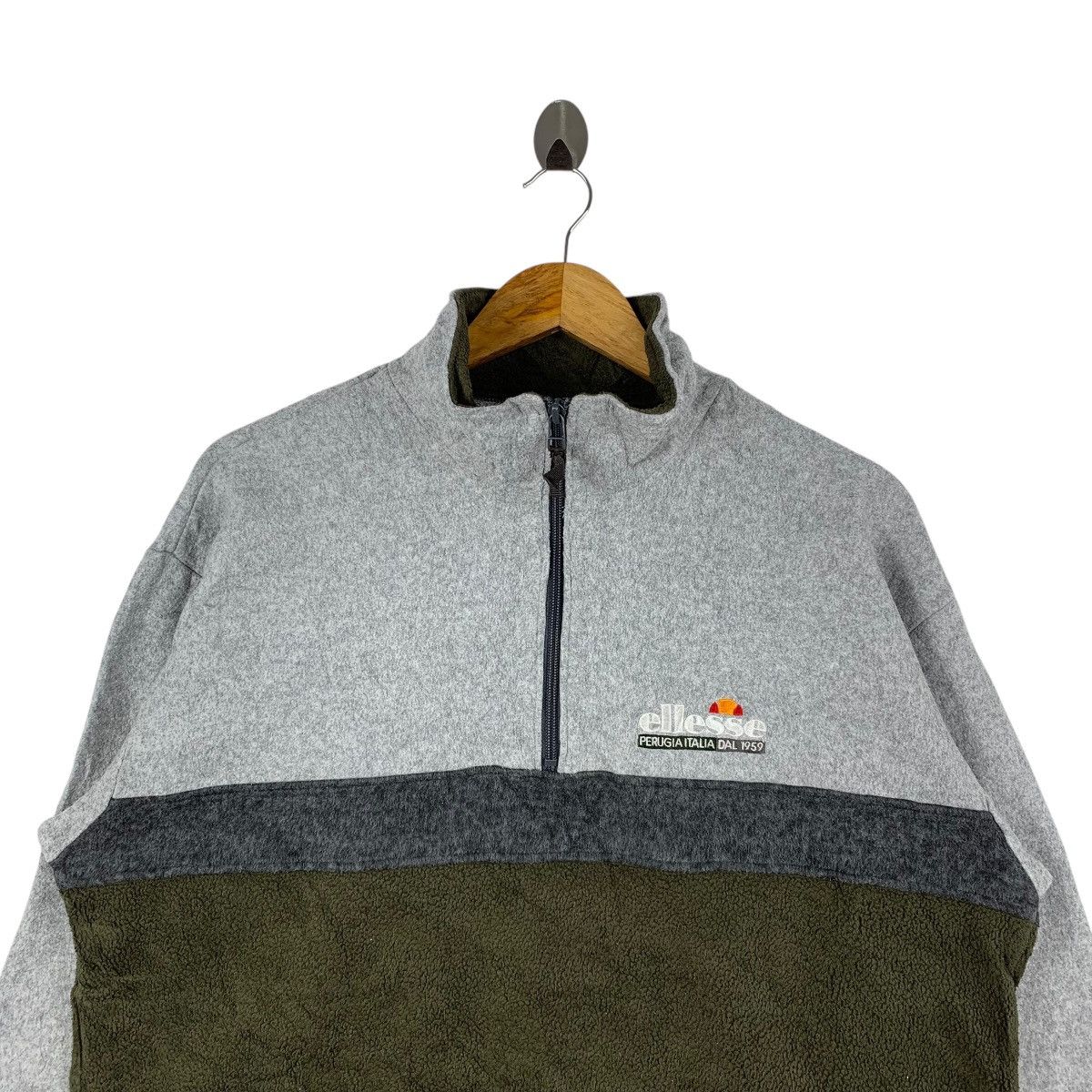 Ellesse × Vintage Vintage ELLESSE Italian Sportswear Small Logo Zipper Jumper Size US L / EU 52-54 / 3 - 3 Thumbnail
