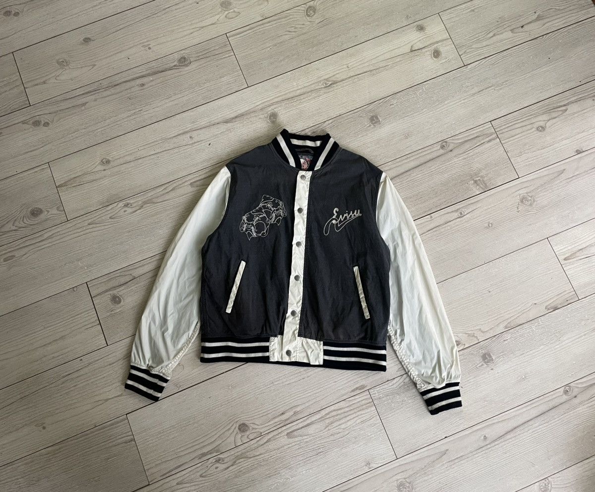 Evisu × Japanese Brand × Vintage Evisu Bomber Jacket Size US L / EU 52-54 / 3 - 1 Thumbnail