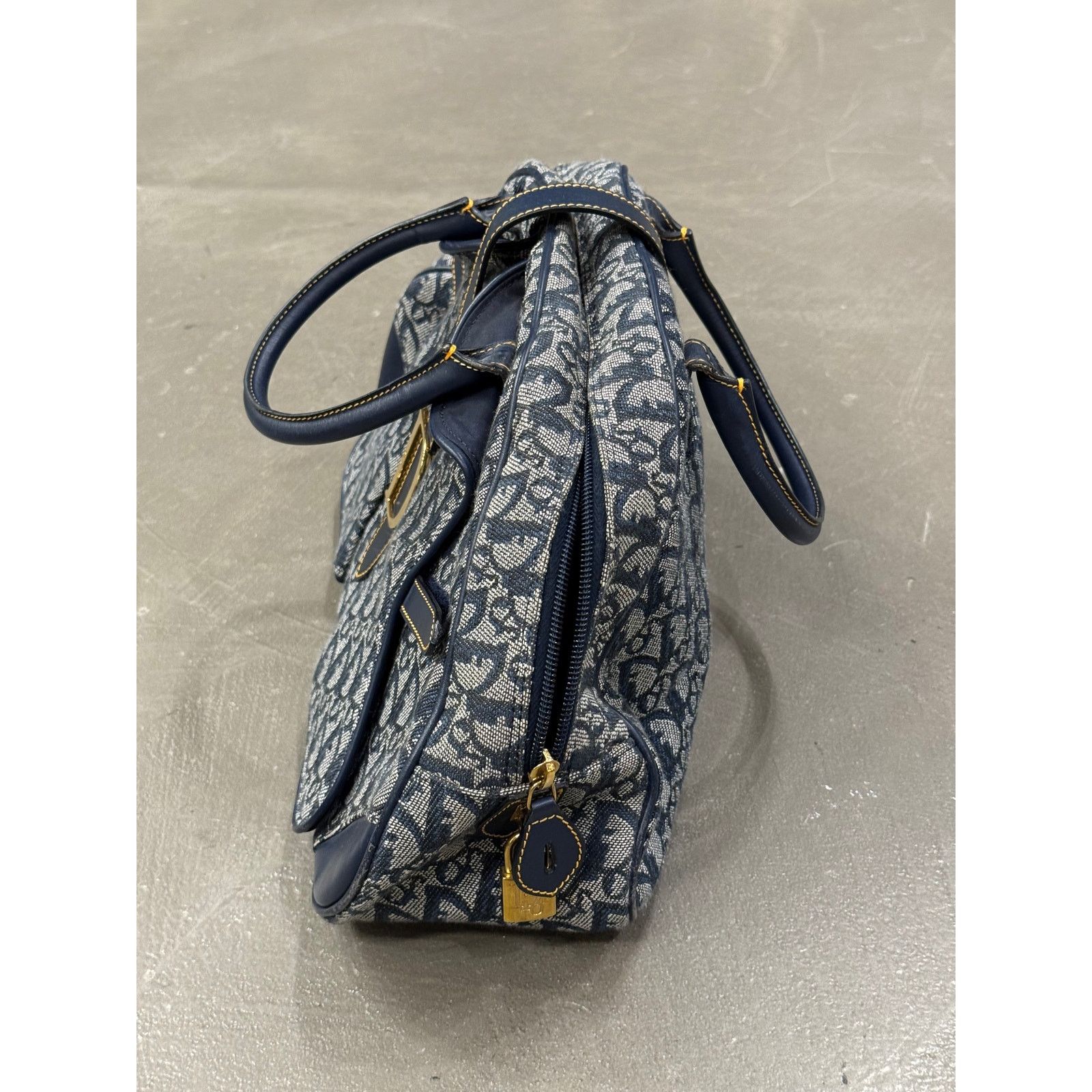 Dior 2000s Dior by Galliano bowling monogram bag Size ONE SIZE - 6 Thumbnail