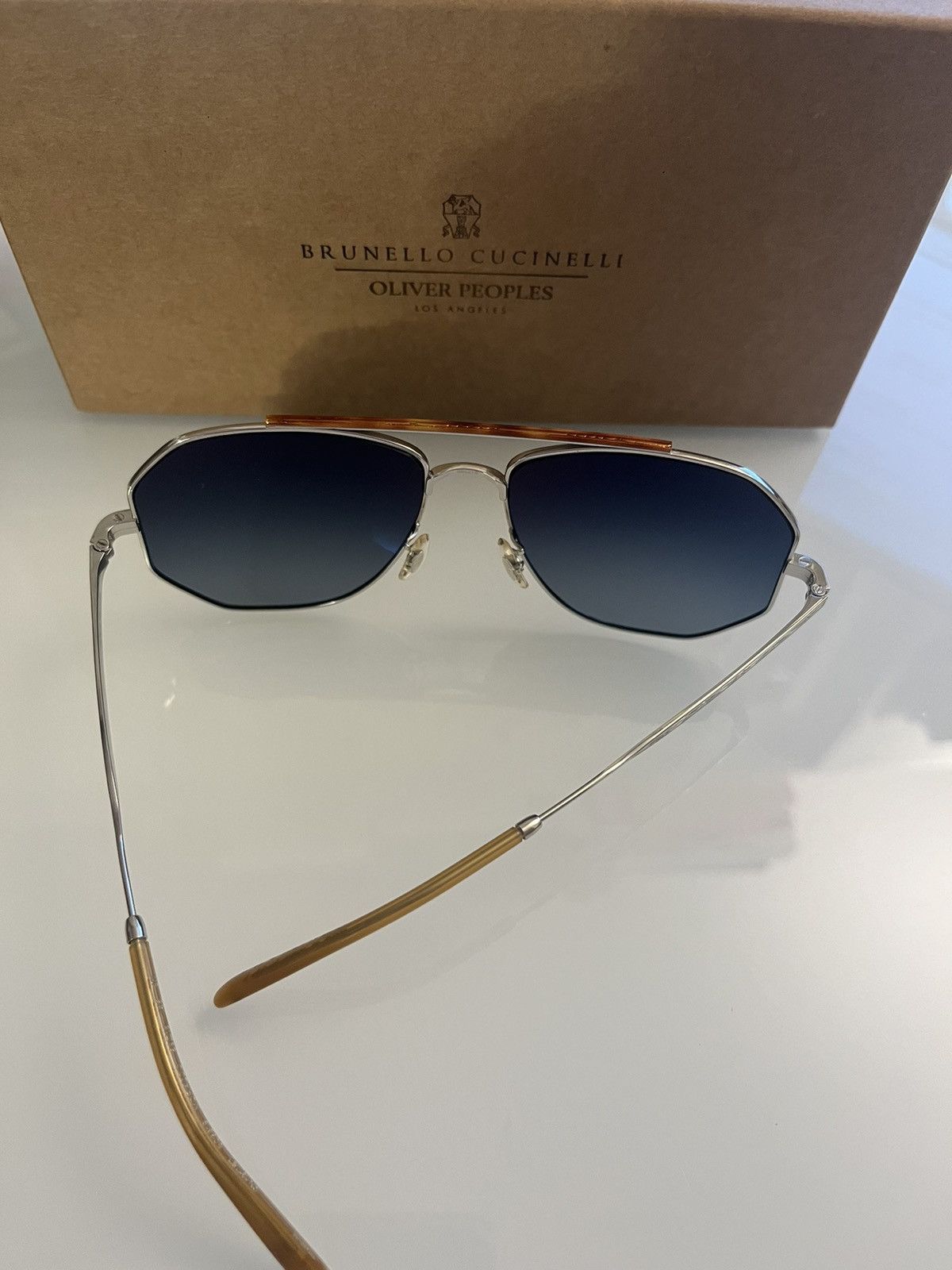 Oliver Peoples Brunello Cucinelli Collection MORALDO 59mm SUN Size ONE SIZE - 10 Thumbnail