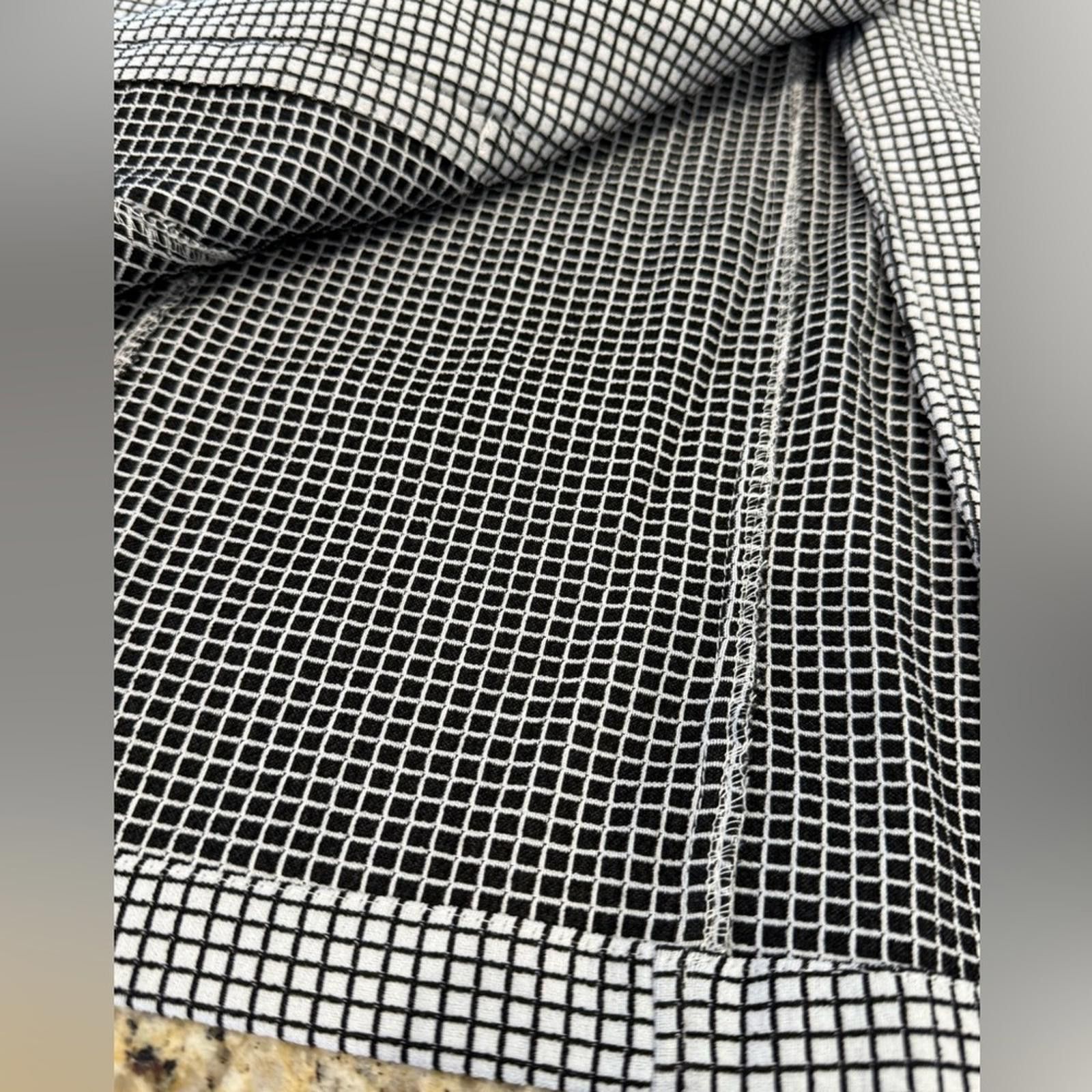 Other Max Studio blazer monochromatic black & white plaid medium Size M / US 6-8 / IT 42-44 - 5 Thumbnail