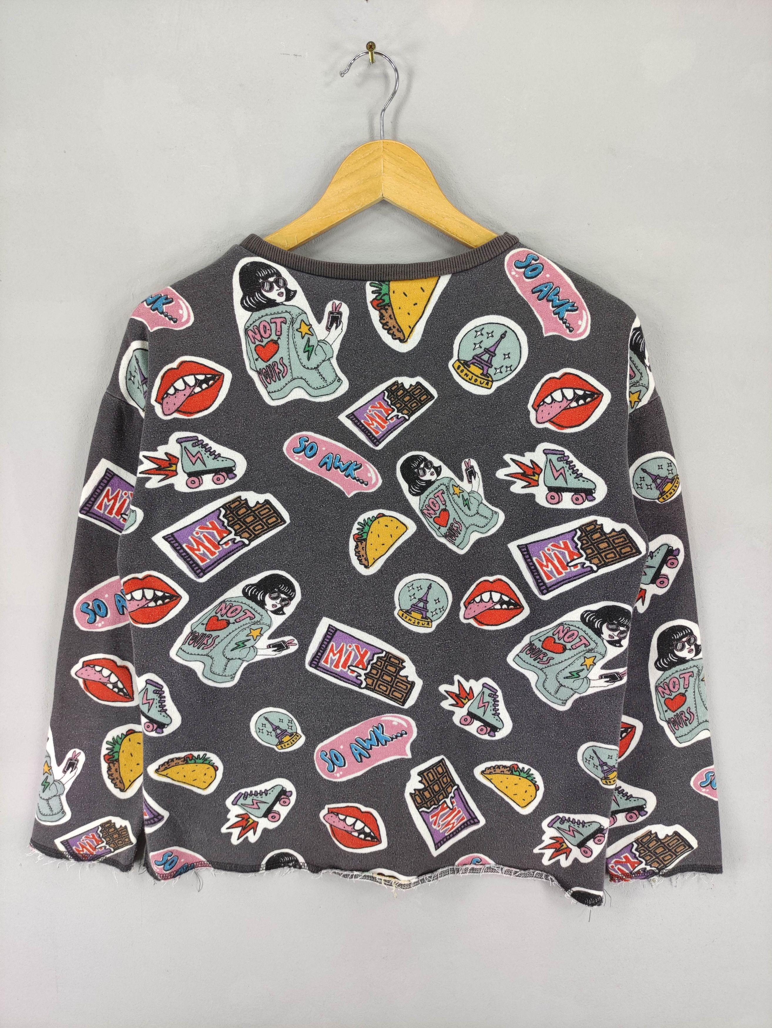 Zara Zara Girls Full Print Sweater Jumper Size S / US 4 / IT 40 - 5 Thumbnail