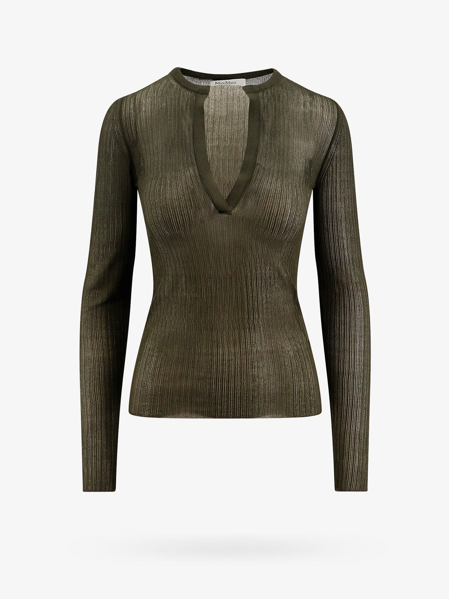 image of Max Mara Saggina Woman Green Top, Women's (Size Large)