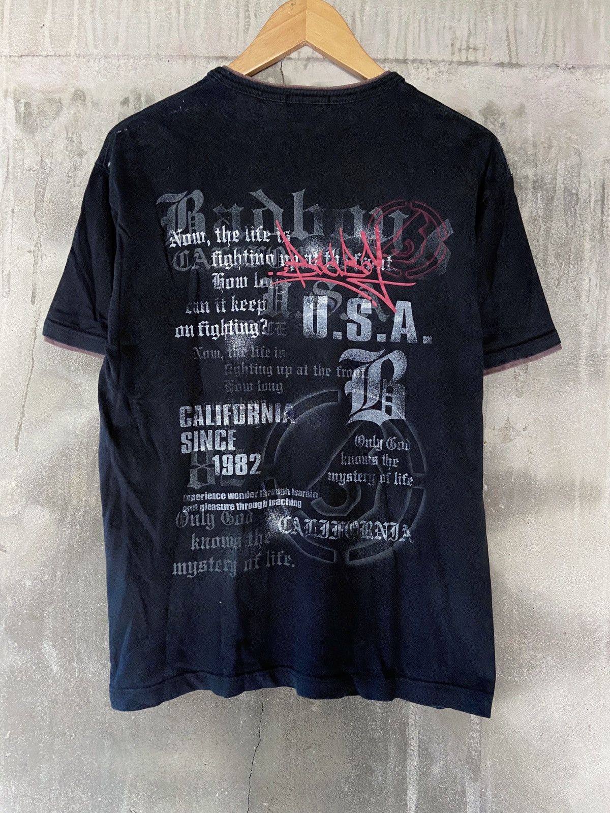 Beauty Beast × Hysteric Glamour × Japanese Brand BAD BOY NOW , THE LIFE IS FIGHTING TEE SHIRT Size US M / EU 48-50 / 2 - 1 Thumbnail