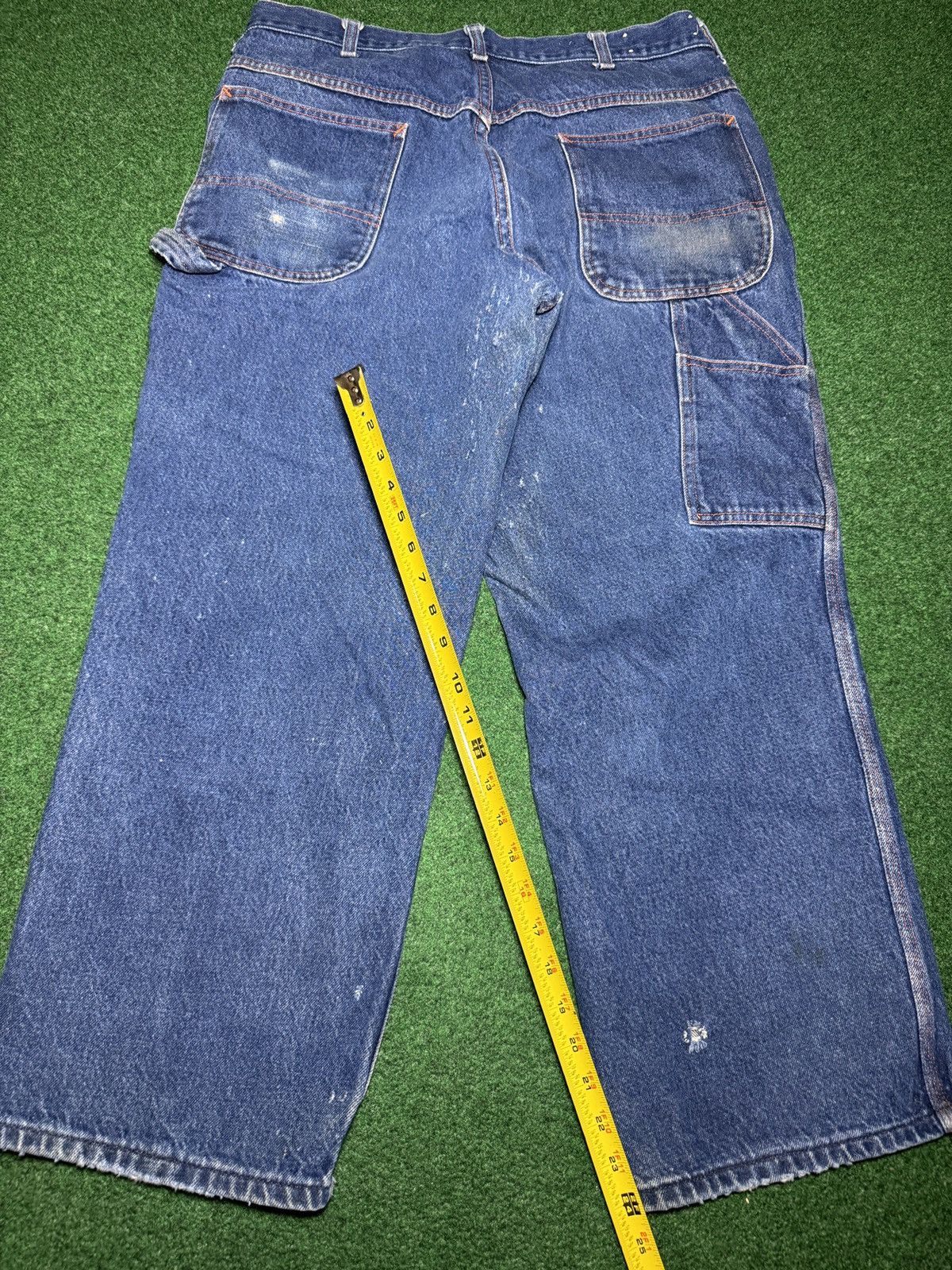 Big Mac Vintage Big Mac Denim Carpenter Distressed 38x27 Jeans Size US 36 / EU 52 - 12 Thumbnail