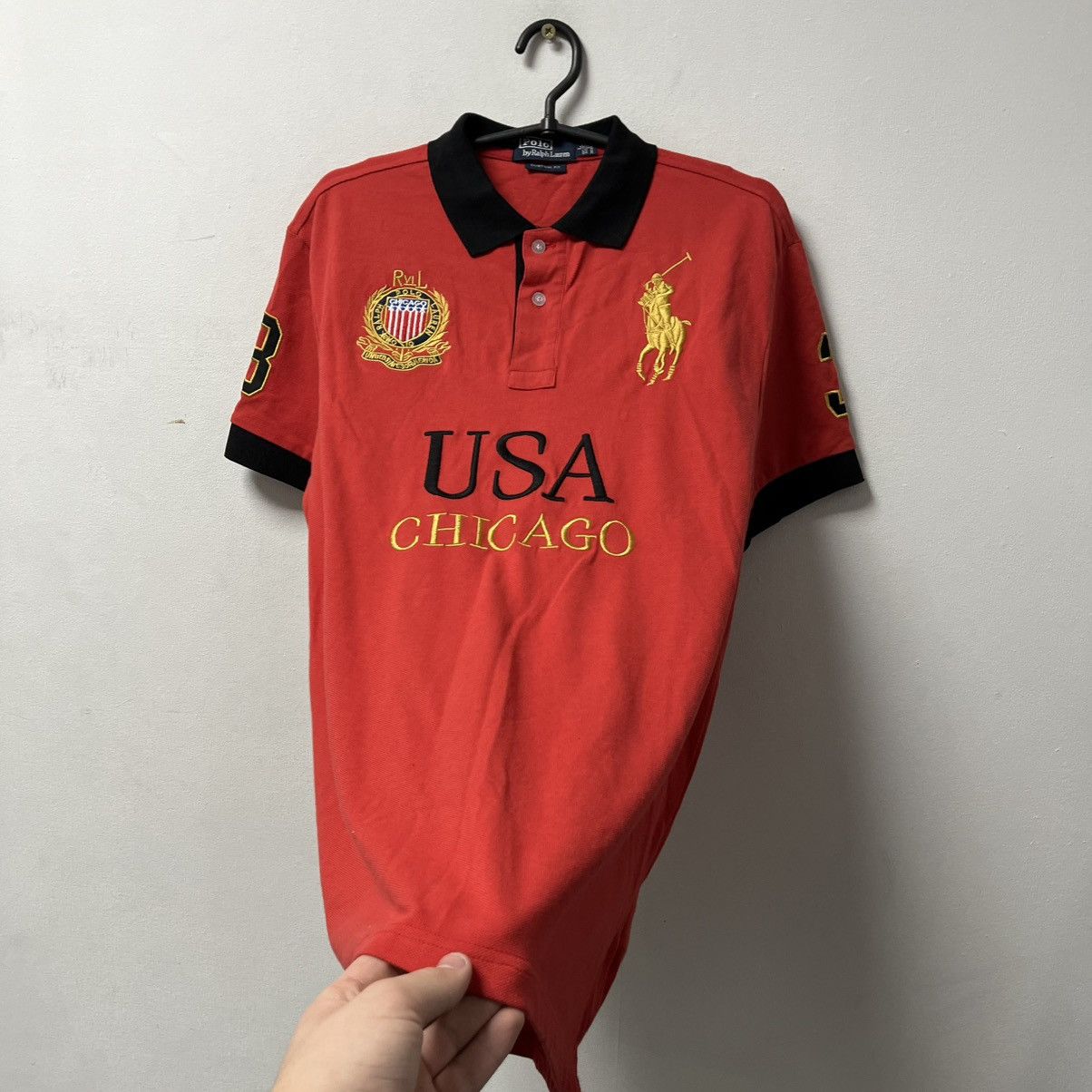 Polo Ralph Lauren Vintage polo Ralph Lauren polo tshirt #3 Big Pony Size L Size US L / EU 52-54 / 3 - 9 Thumbnail