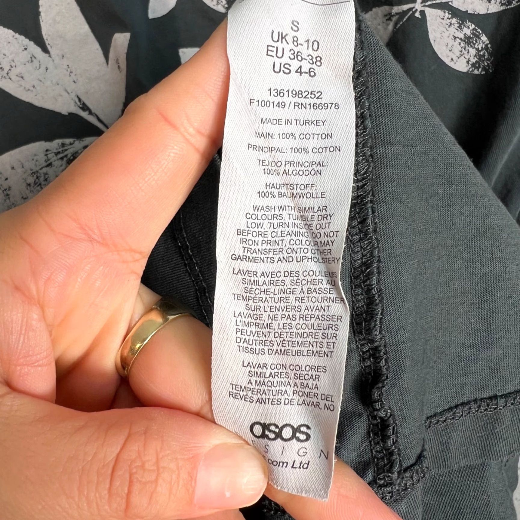 Asos ASOS Design Mens Small New York Botanical Gardens T-Shirt 100% Cotton Shirt Mens Small Gray NYBG T-Shirt 100% Cotton Size US S / EU 44-46 / 1 - 5 Thumbnail