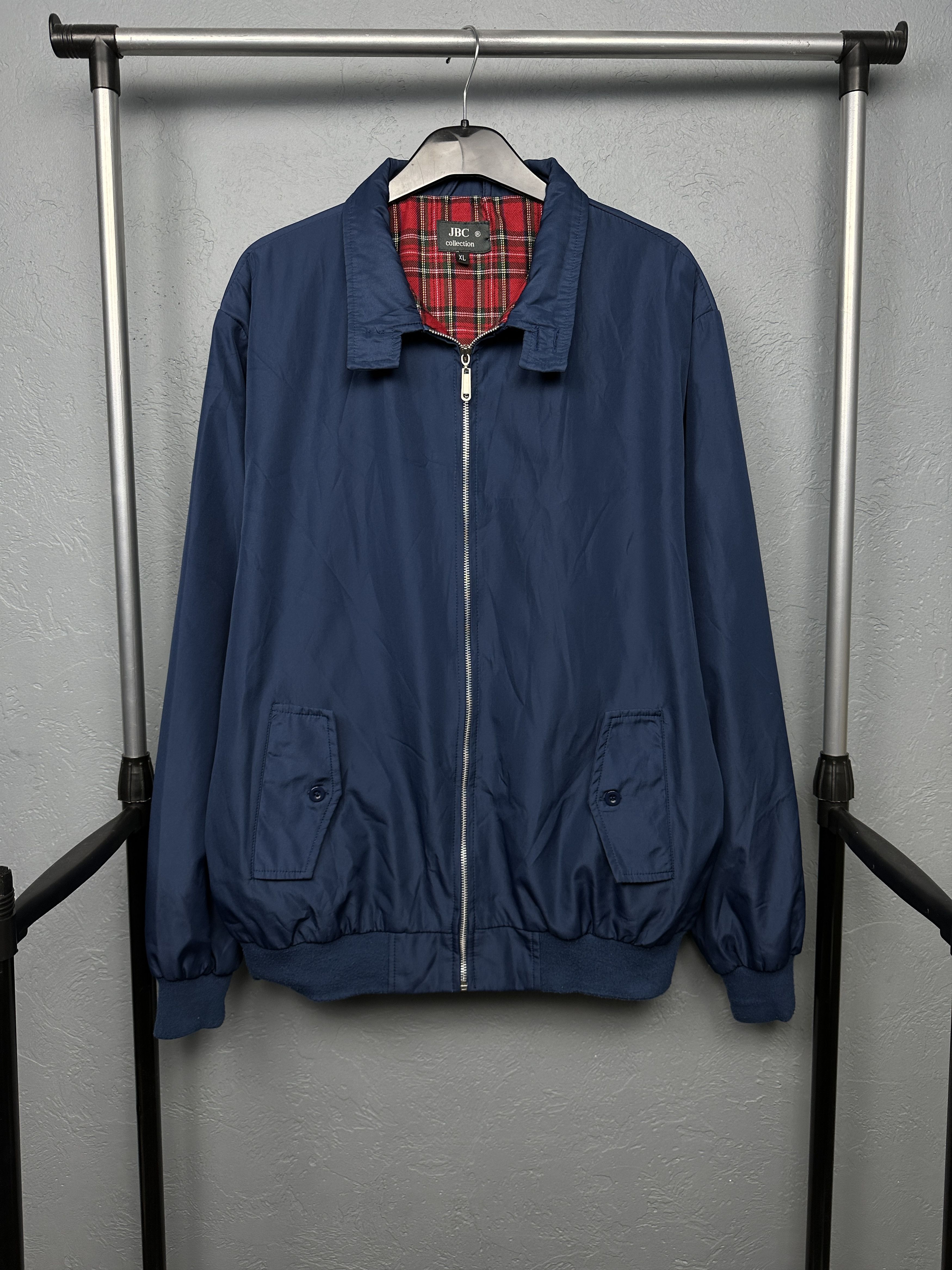 New England Outerwear × Vintage Vintage England Plaid Lined Collared Bomber Jacket Size US XL / EU 56 / 4 - 1 Thumbnail