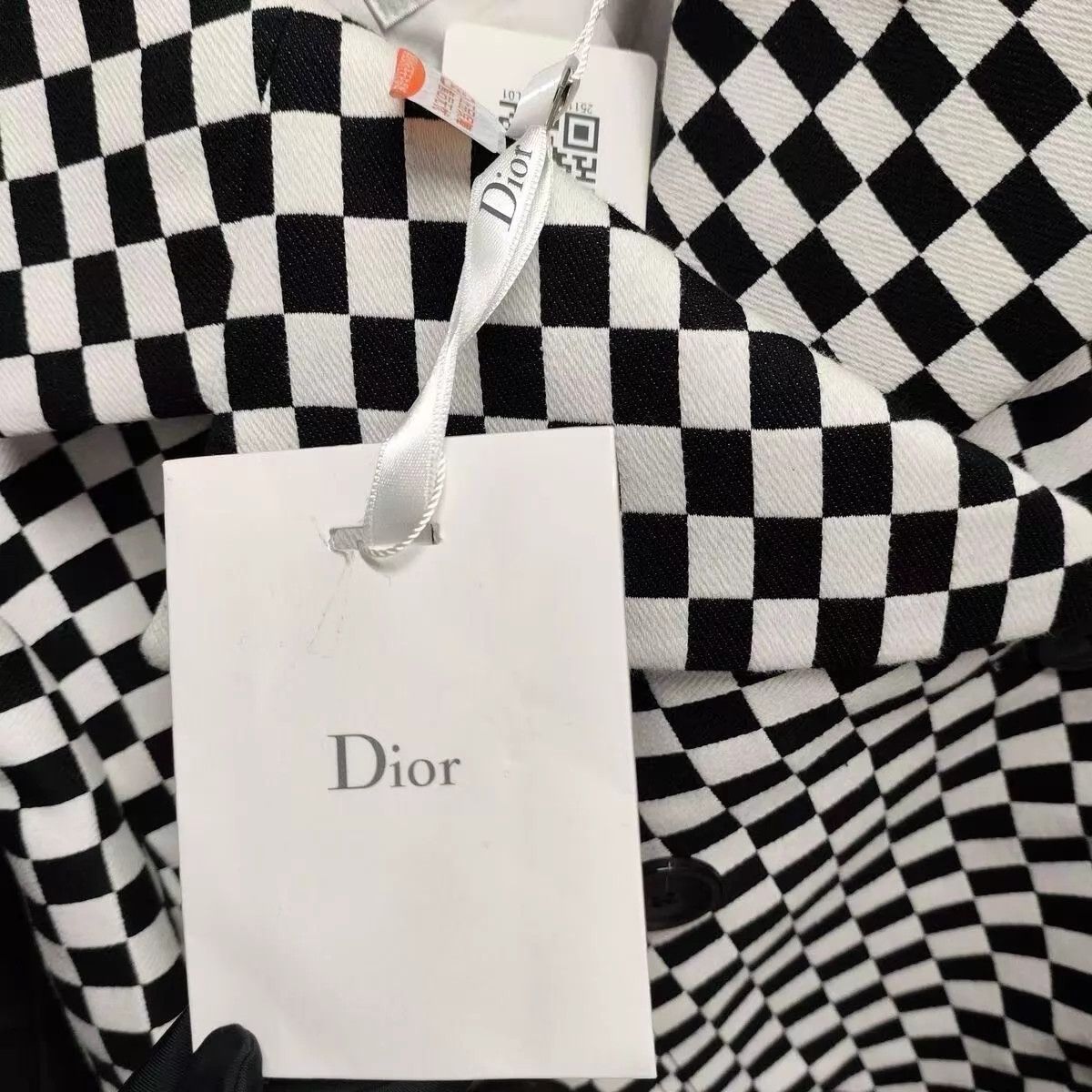 Dior Dior Oblique Checkerboard Blazer 42 Black & White Size S / US 4 / IT 40 - 5 Thumbnail